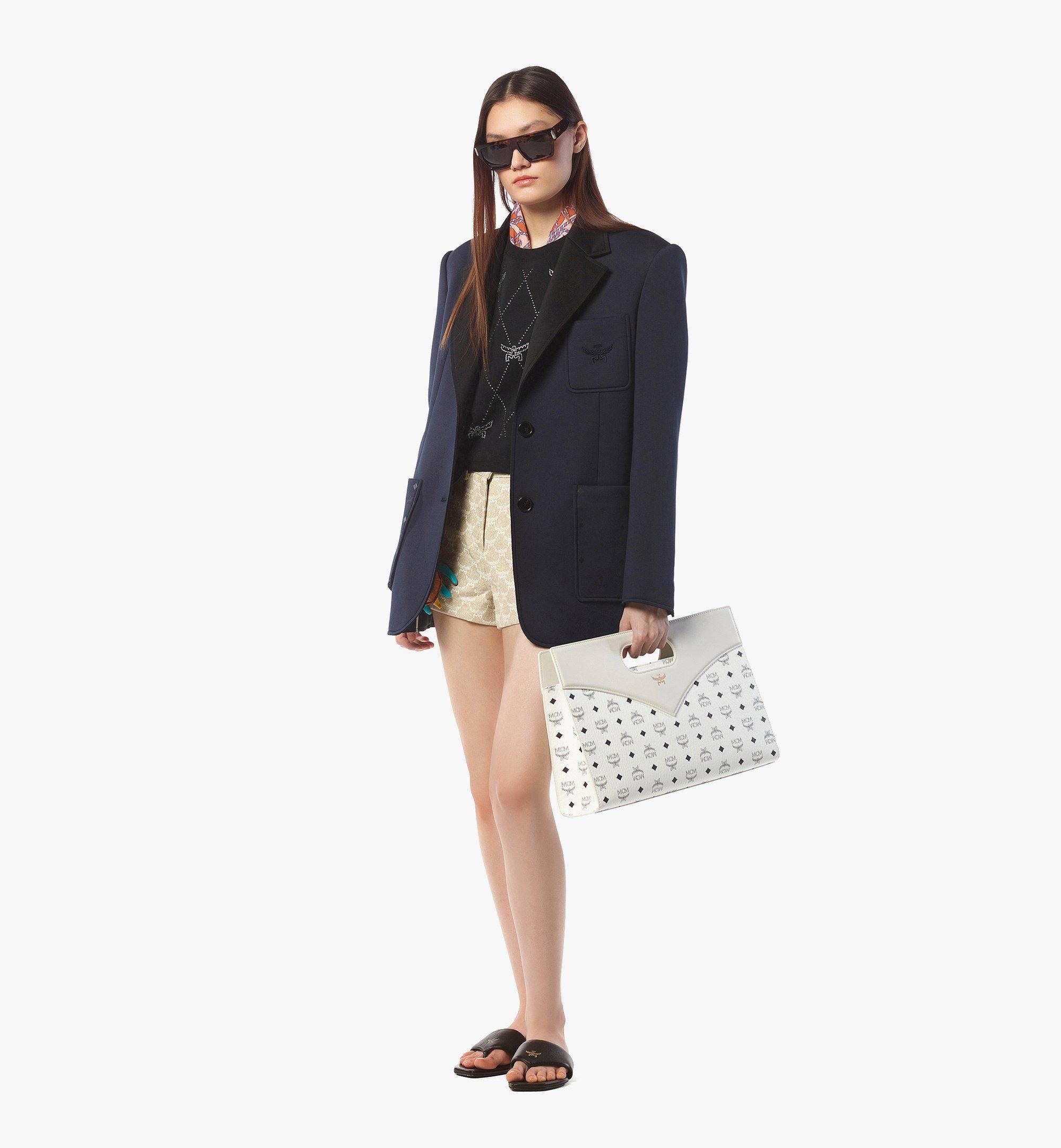 Diamond Tote in Visetos Leather Mix - 6