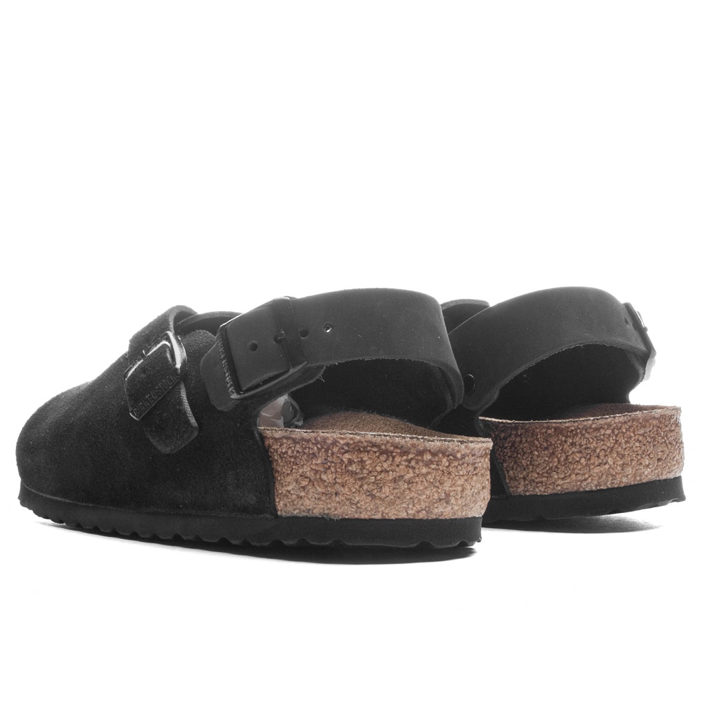 NARROW TOKIO SUEDE LEATHER - BLACK - 3