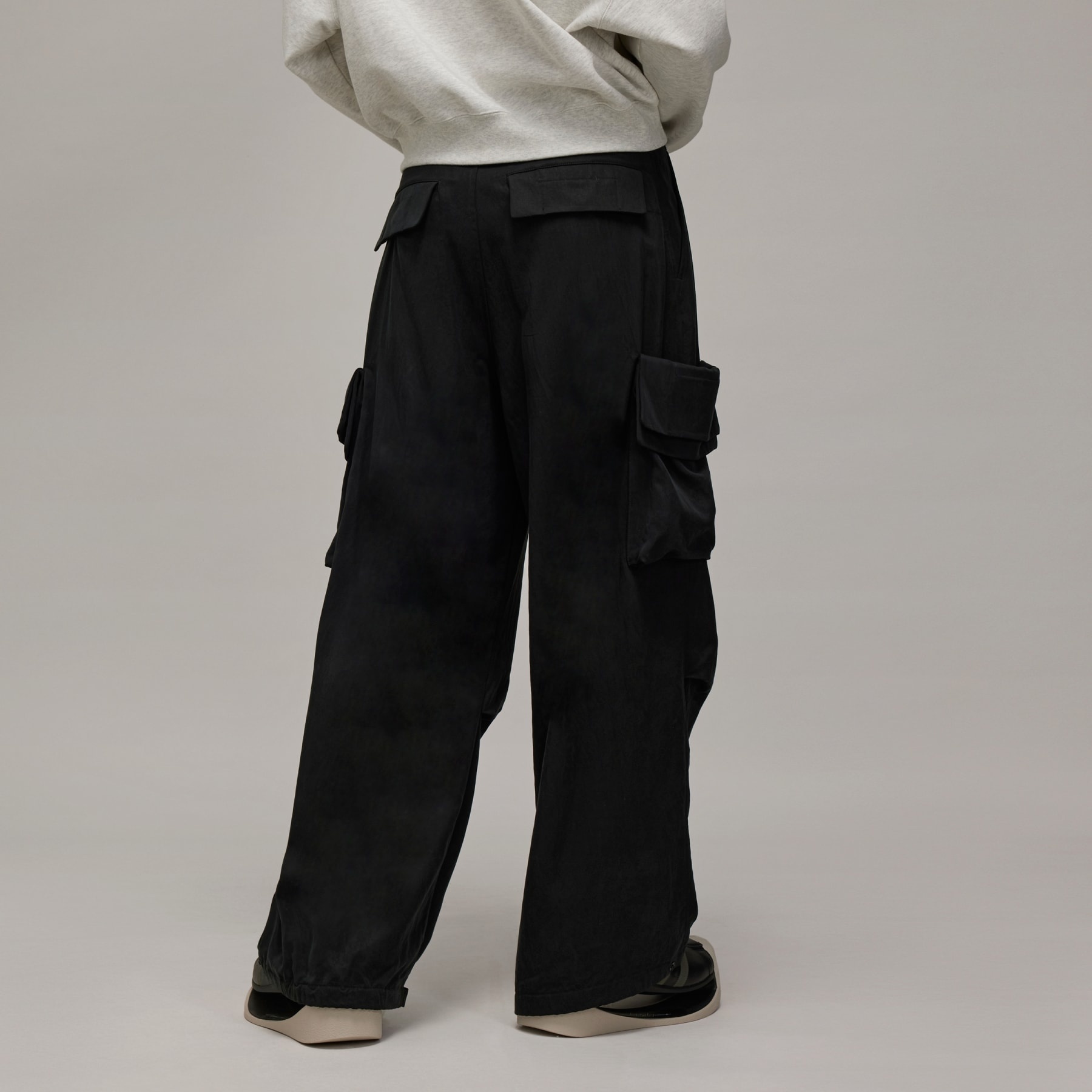 Y-3 Washed Twill Cargo Pants - 3