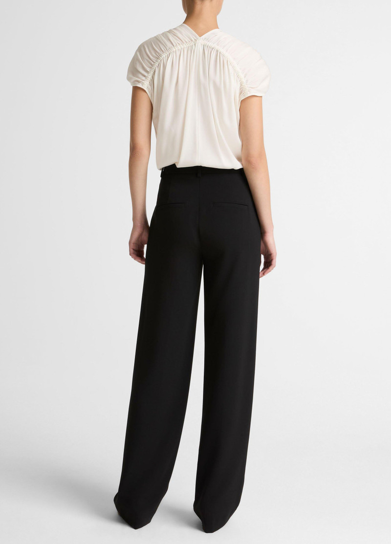 Vince Elsa High-Rise Crepe Straight-Leg Trouser outlook