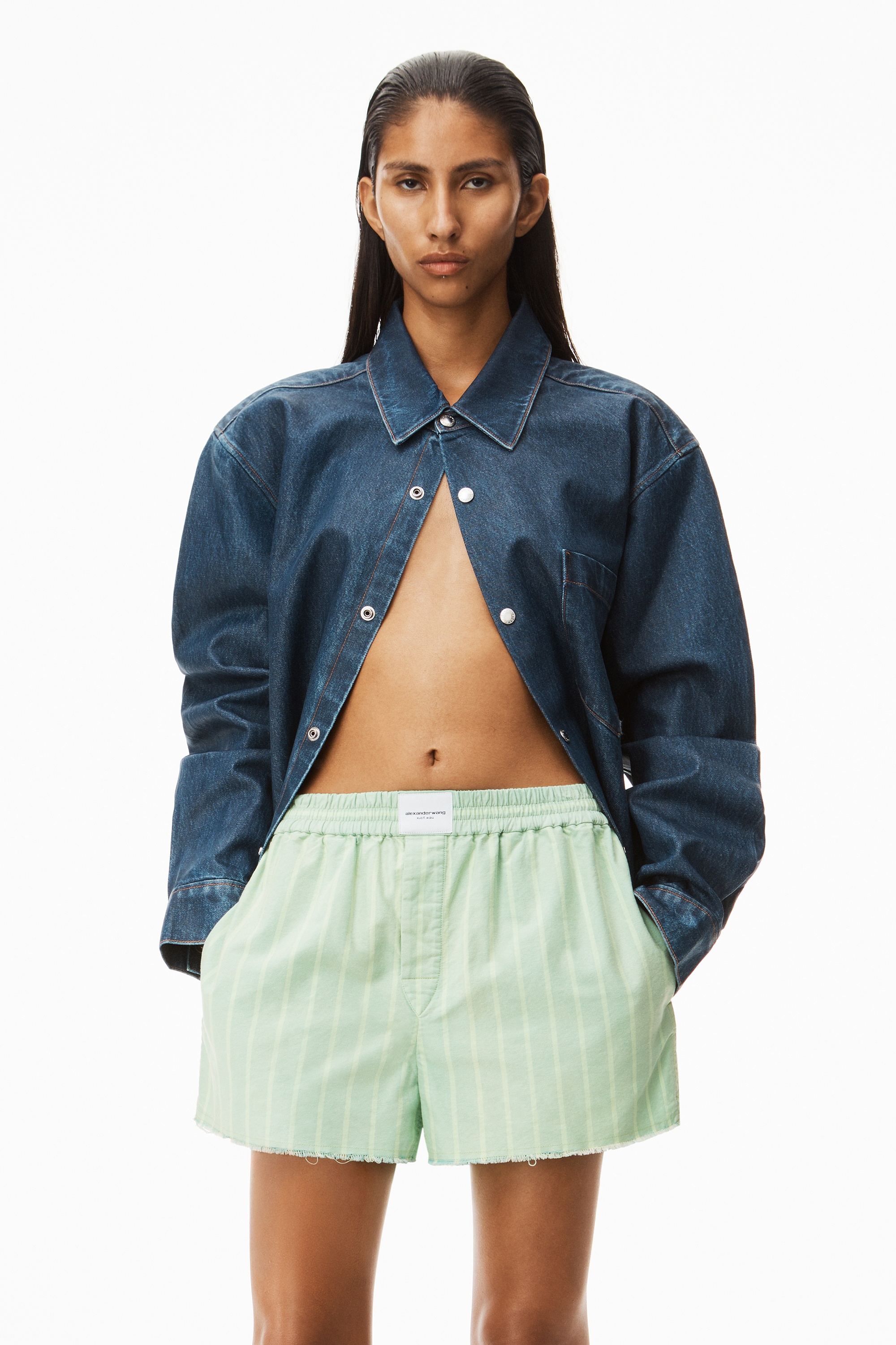 CLASSIC BOXER SHORTS IN COTTON OXFORD - 5