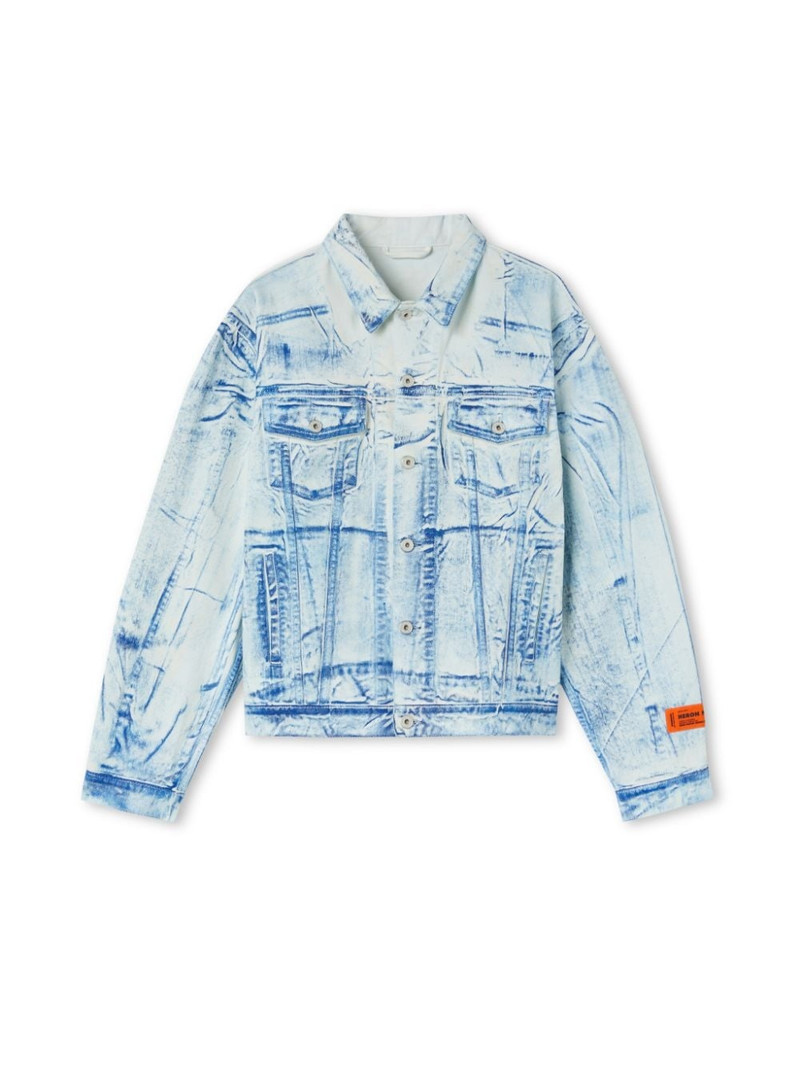 OVERDYED SPRAY REGULAR 재킷 - 1