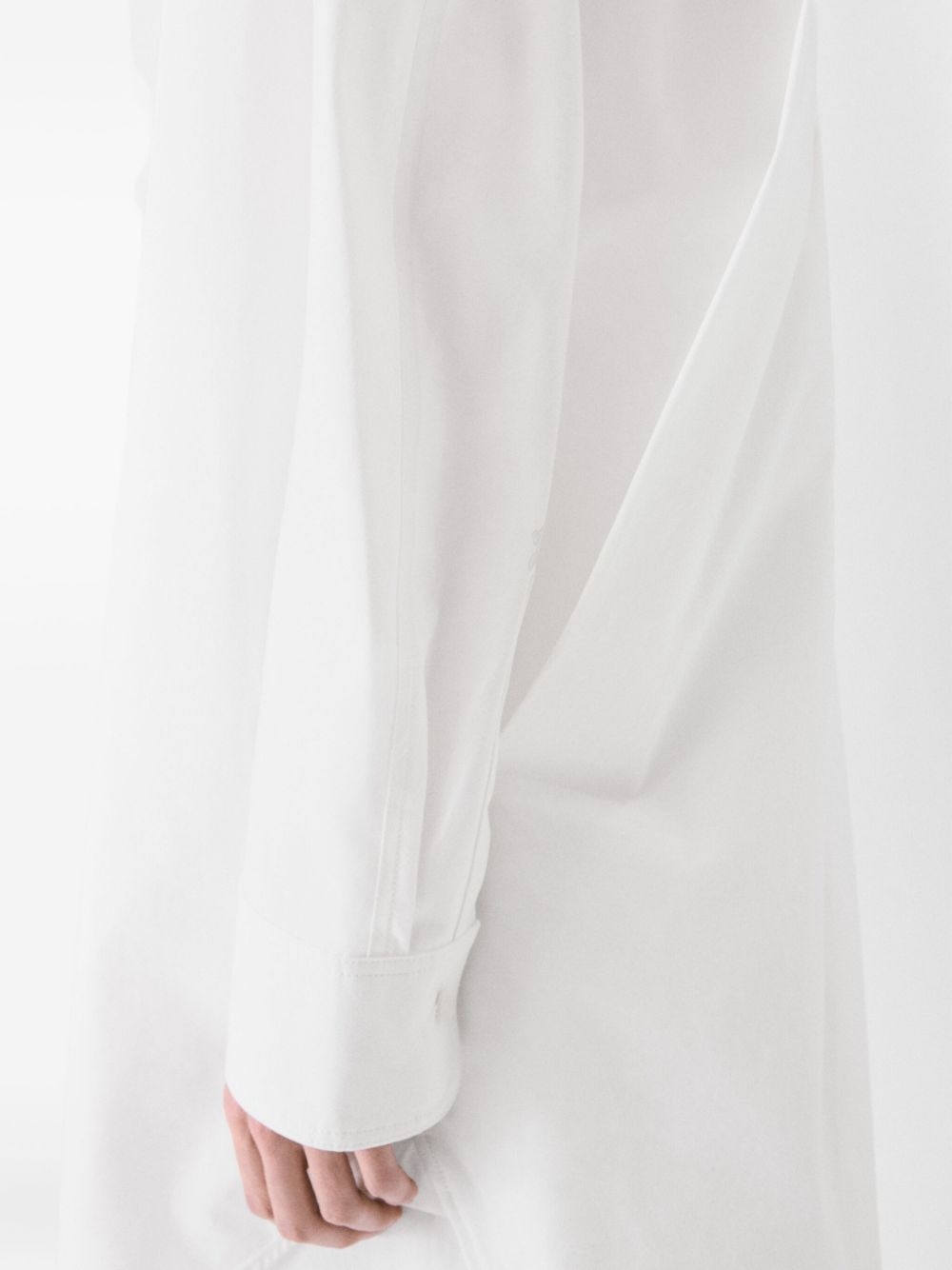 button-down shirt dress - 5