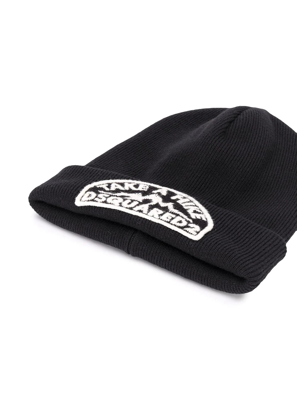 embroidered logo beanie - 2