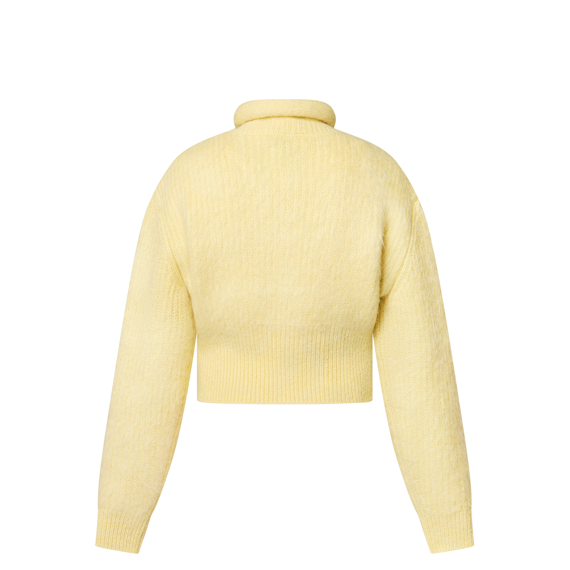 Brushed Mohair Roll Neck Pullover - 3