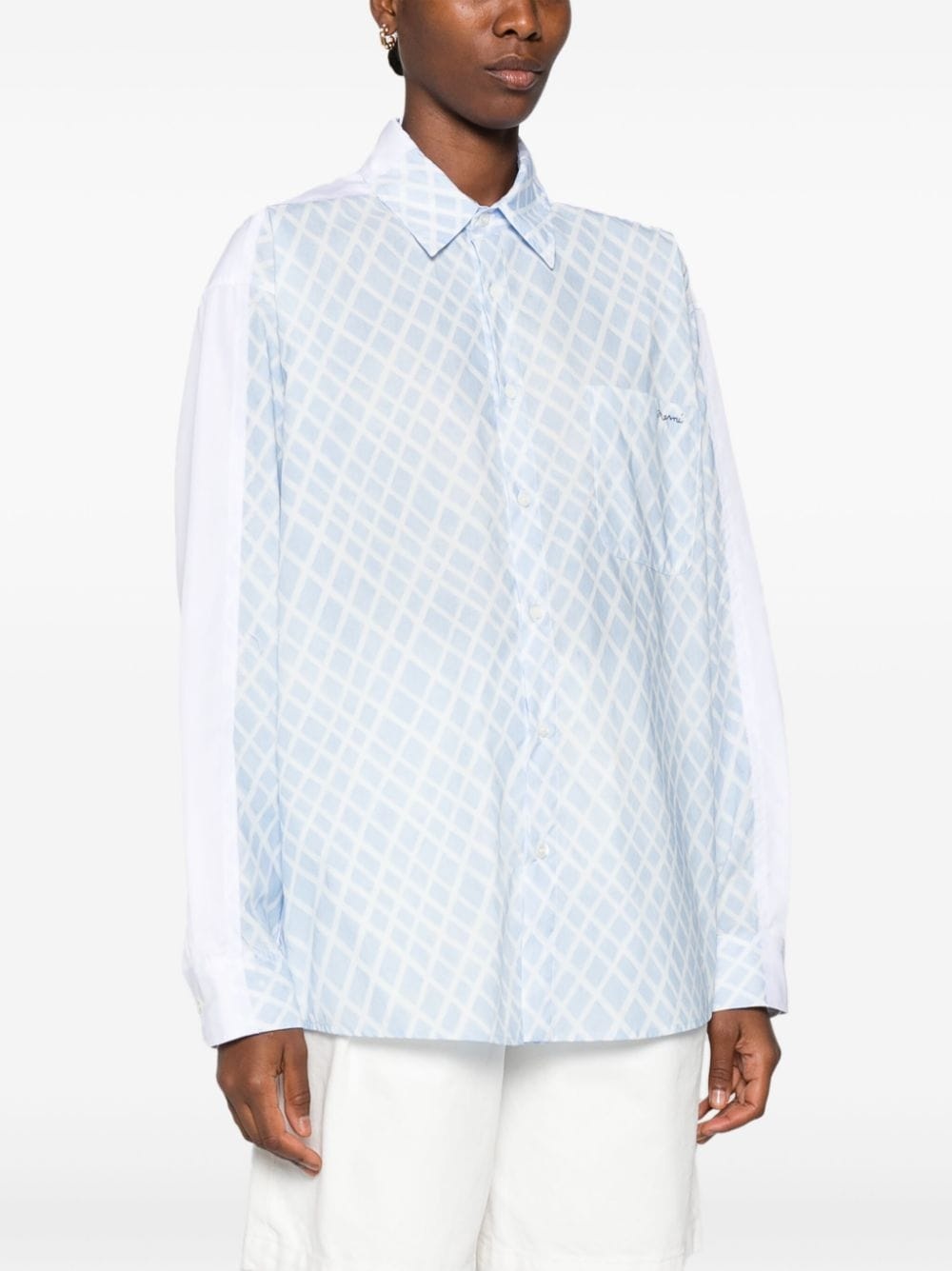 Landscapes poplin shirt - 3