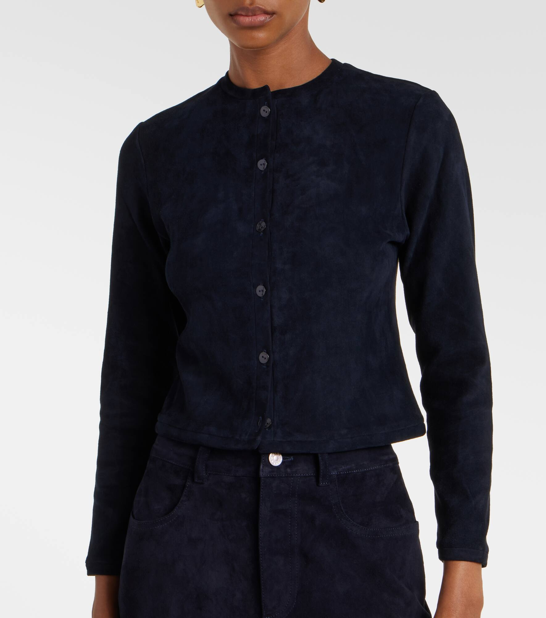 Astrid 24 suede cardigan - 5