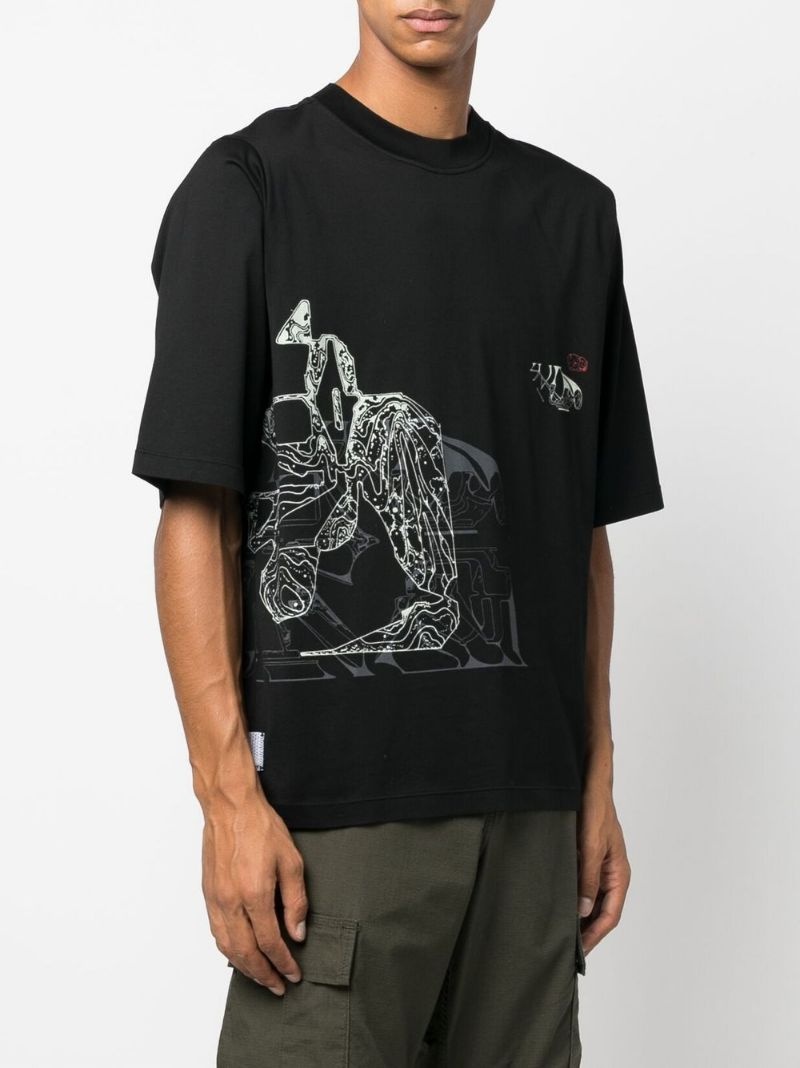graphic-print short-sleeve T-shirt - 3