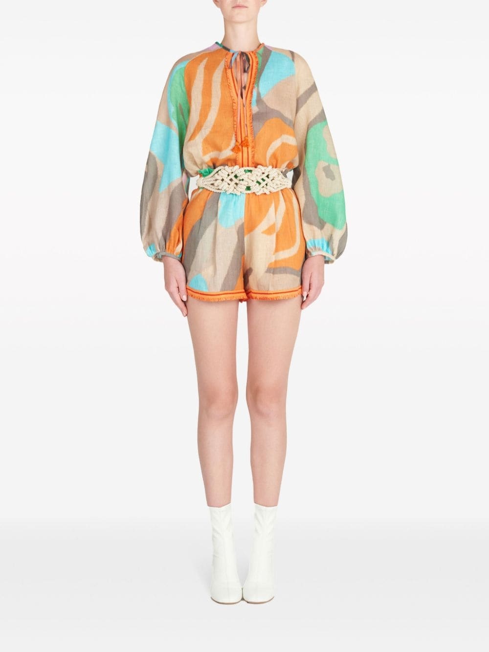 Giorgio abstract-print shorts - 2