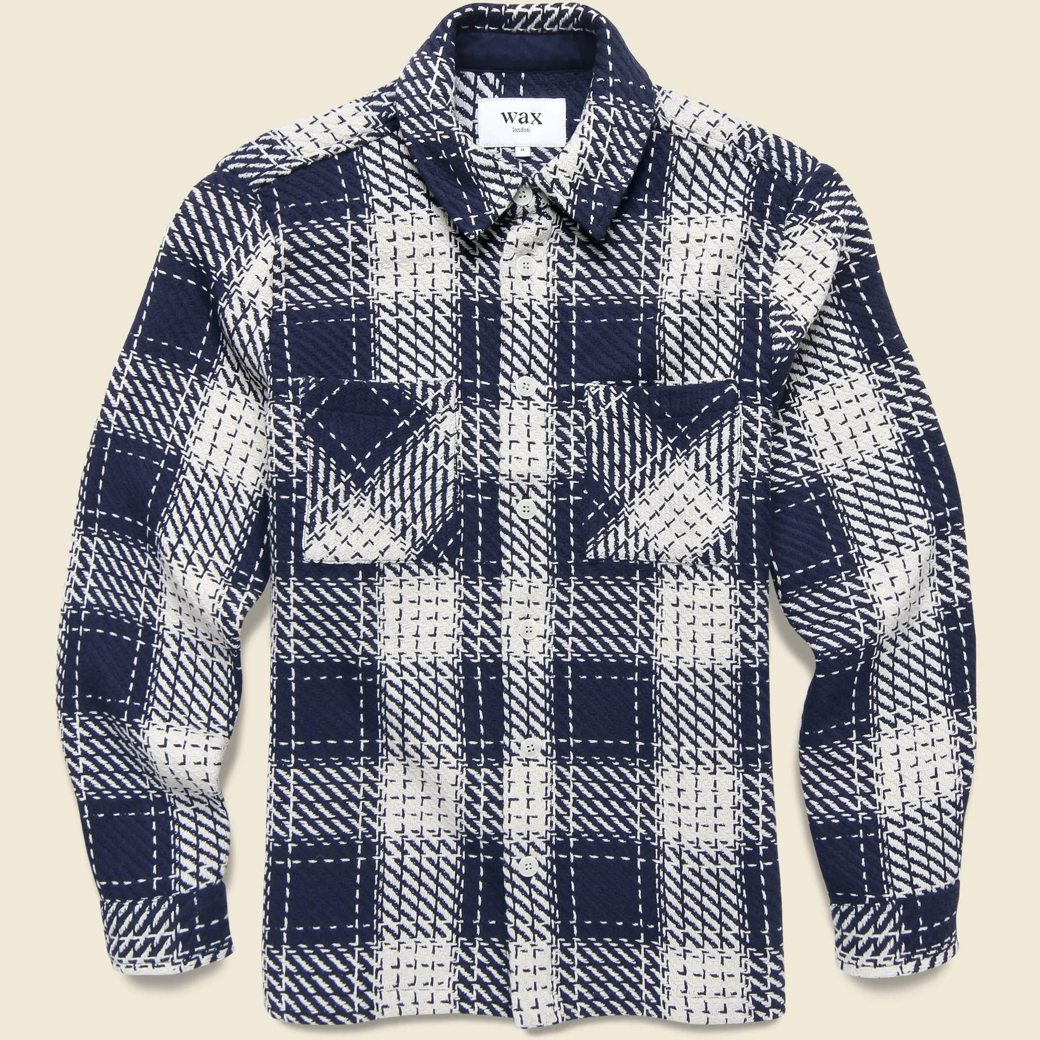 Whiting Overshirt - Marine Beatnik - 1