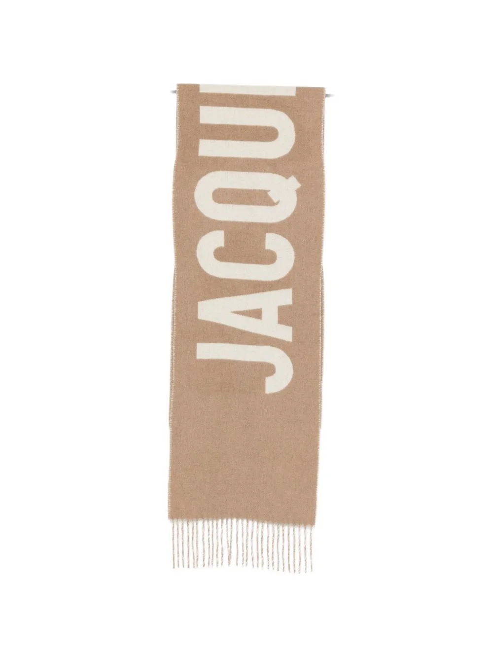 Logo wool scarf - 1