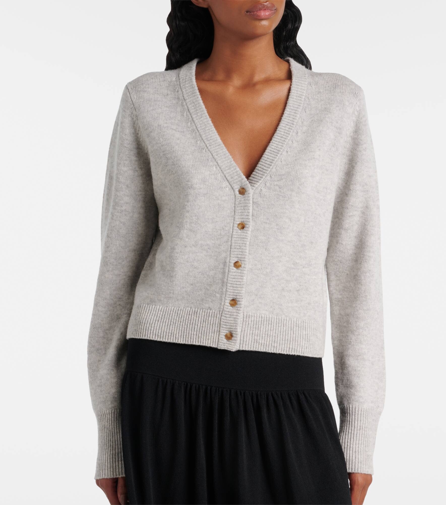 Wool and cashmere cardigan - 6