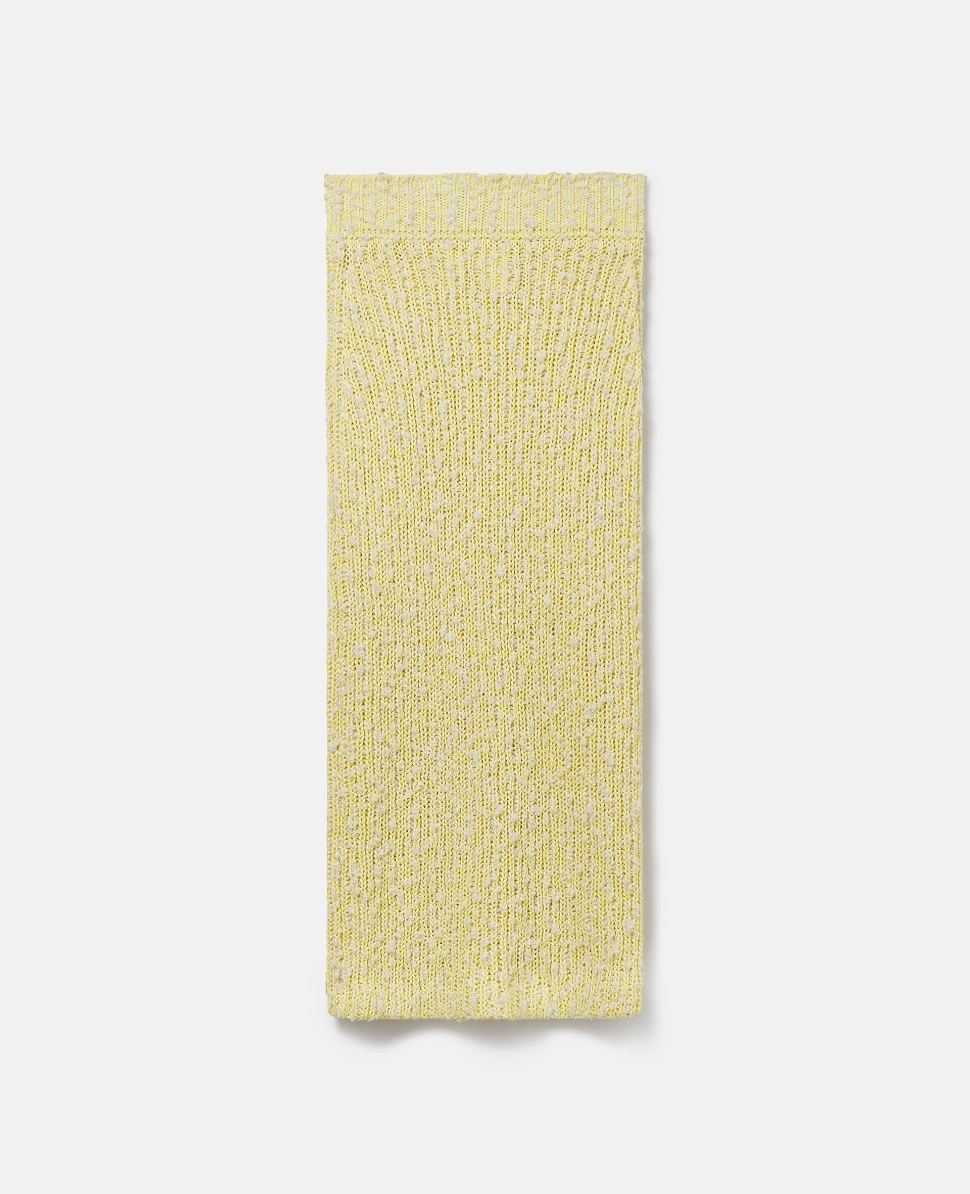 Textured Cotton Knit Midi-Skirt - 1