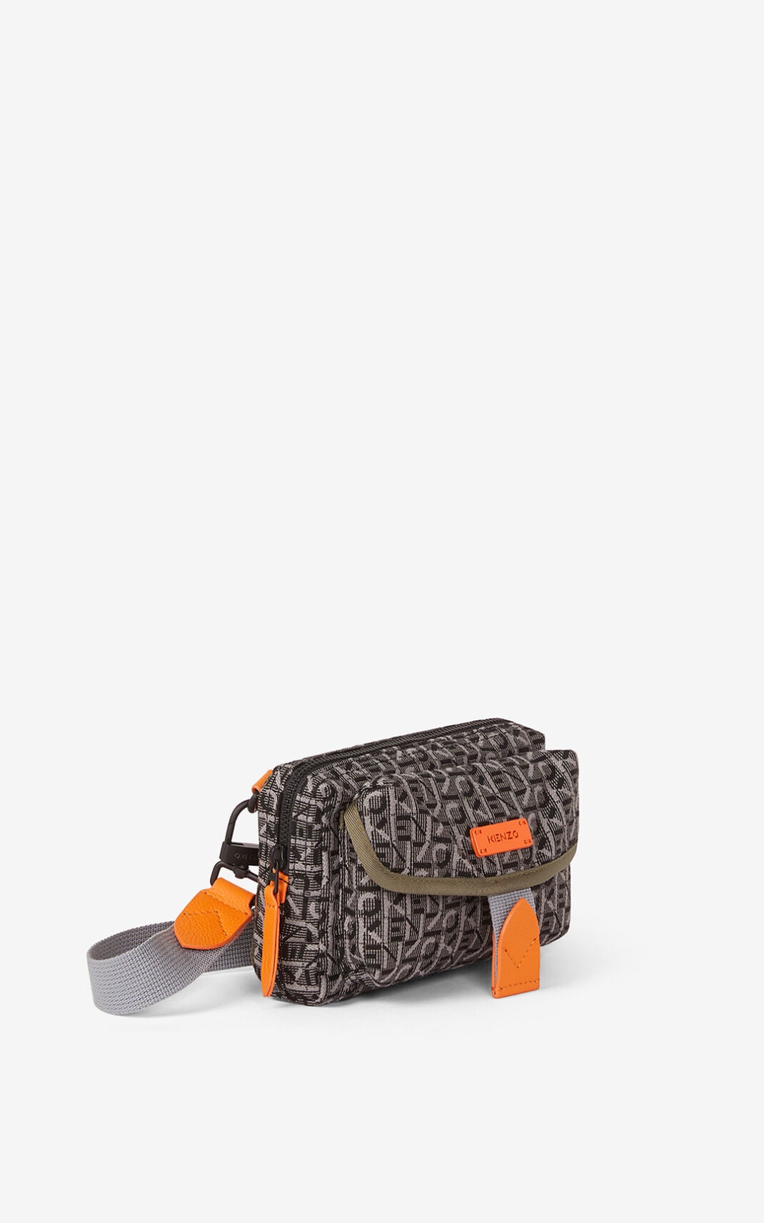 Courier jacquard mini crossbody bag - 5