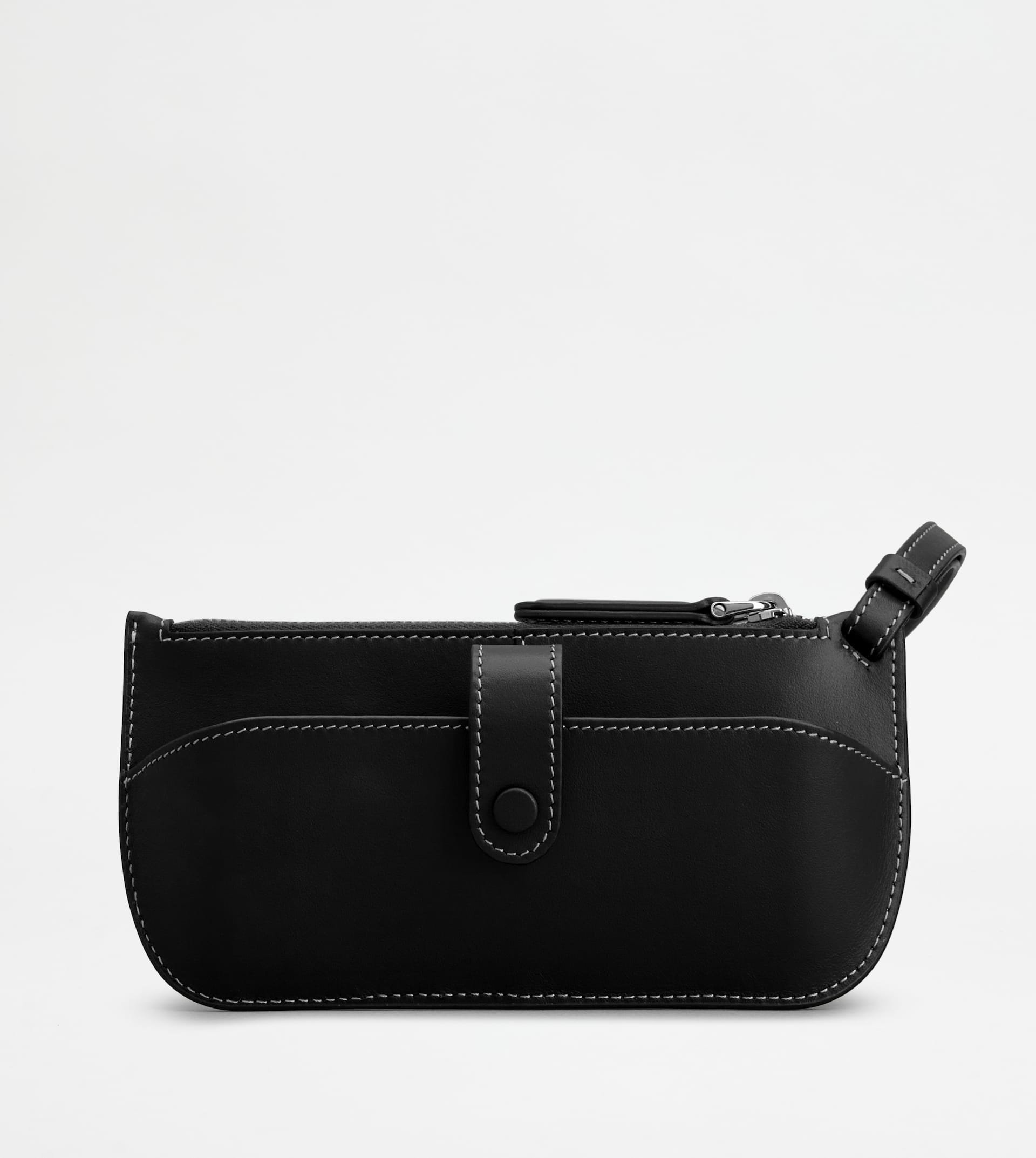 GLASSES CASE IN LEATHER - BLACK - 2