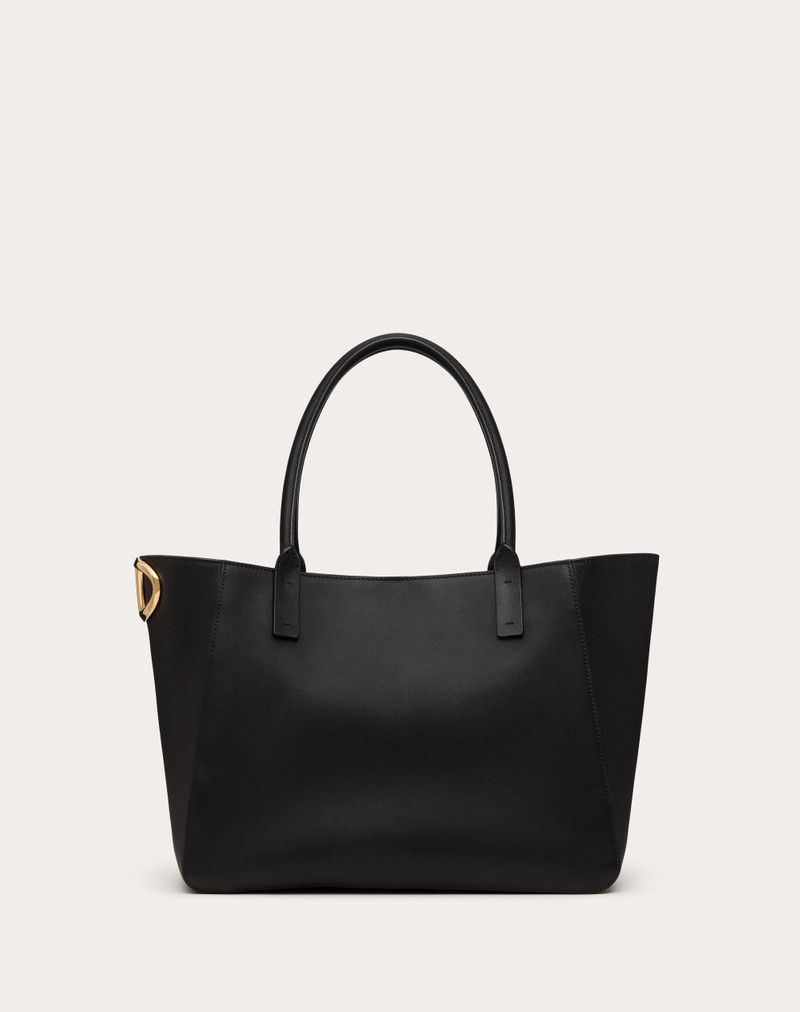 VLOGO SIDE SHOPPING BAG IN NAPPA CALFSKIN 1