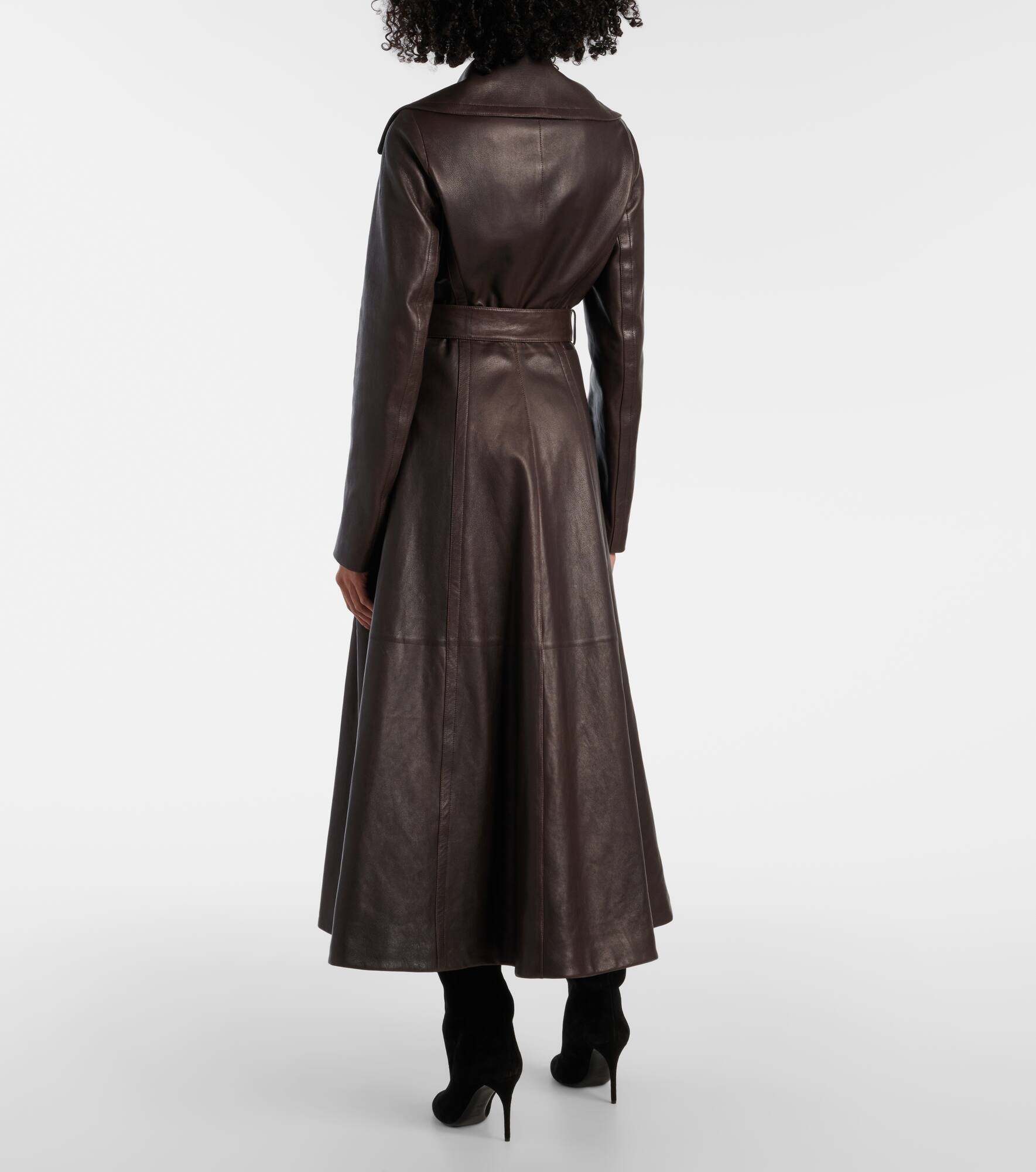 Leather coat - 3