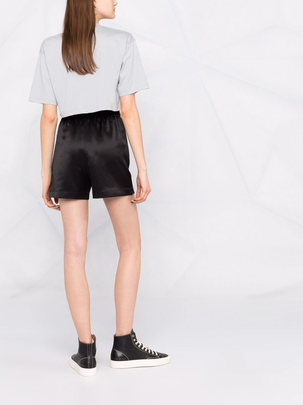 GUPO cropped short-sleeve T-shirt - 6