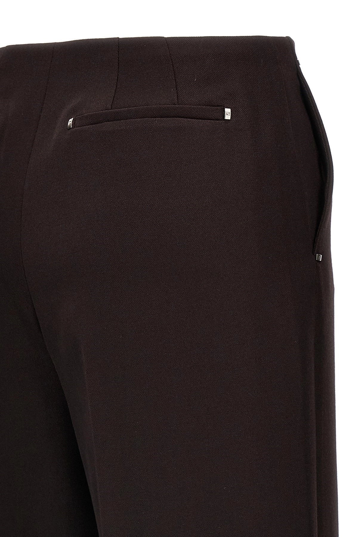 Fendi Women Grain De Poudre Pants - 5