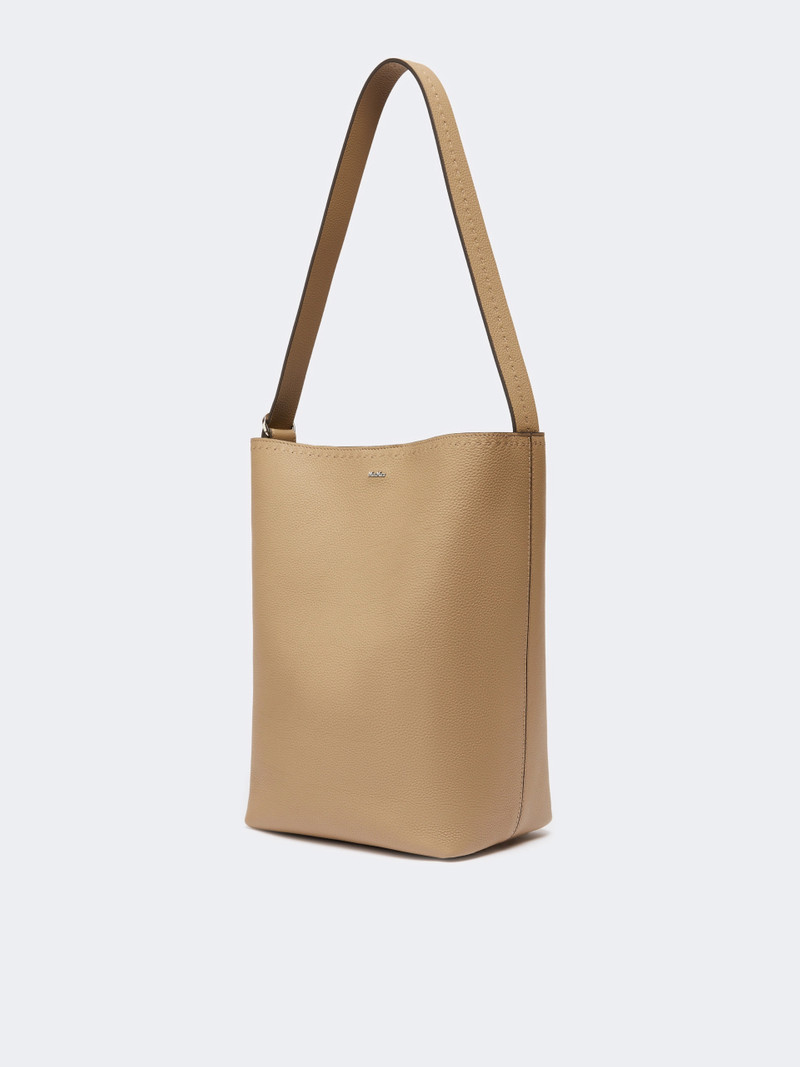 Max Mara ARCHETIPO1SV2 Medium Archetipo leather bag - MUD outlook