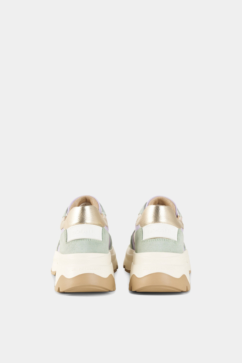 Kobe sneaker in Mint/lilac/beige 5