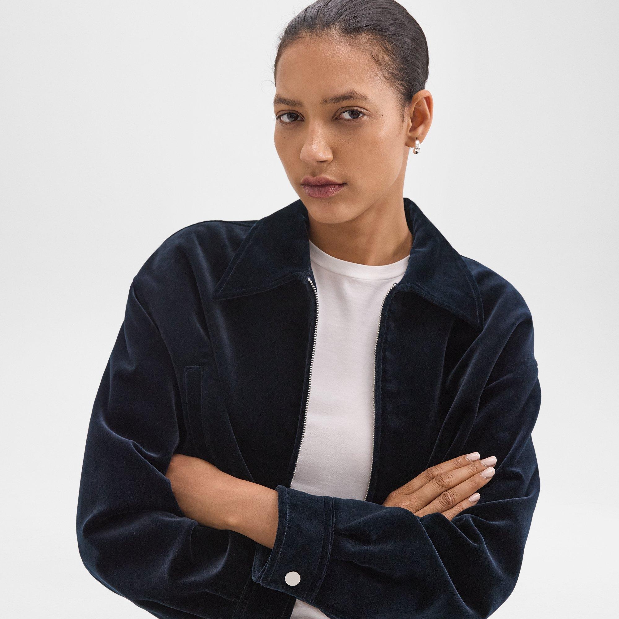 A-Line Jacket in Velvet - 5