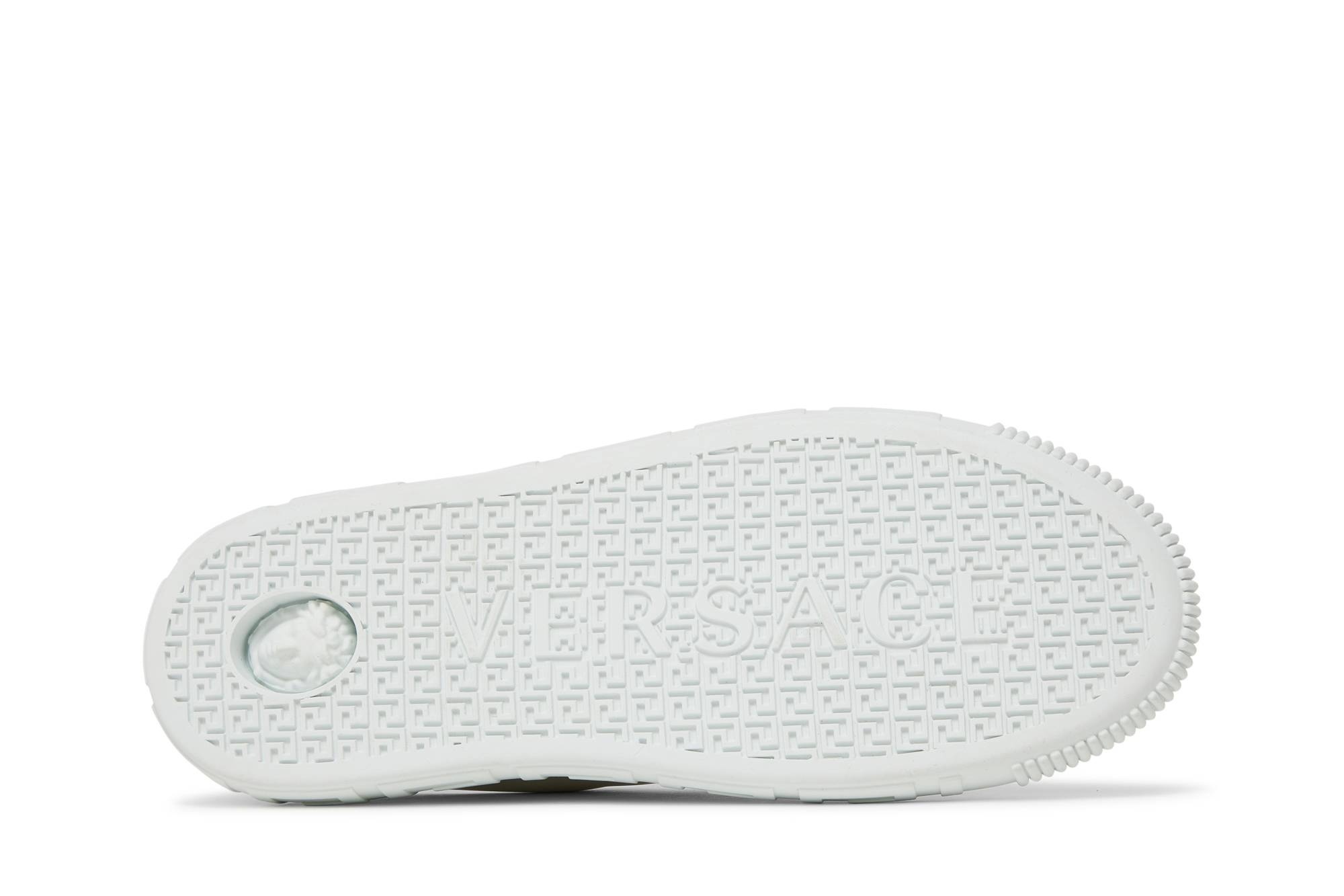 Versace Medusa Low 'Logo Print - White' - 4