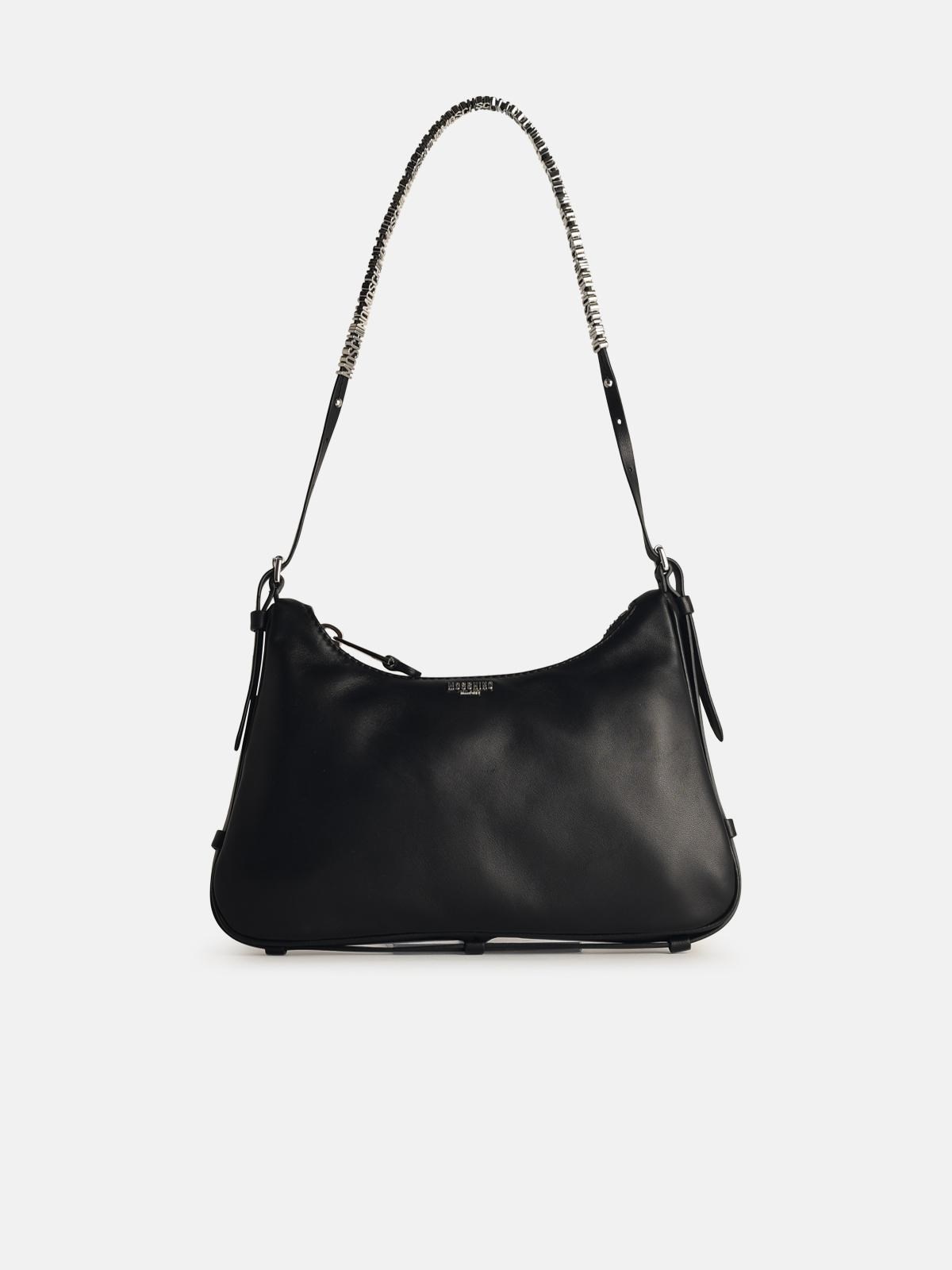 'HOBO' BLACK LEATHER BAG - 1