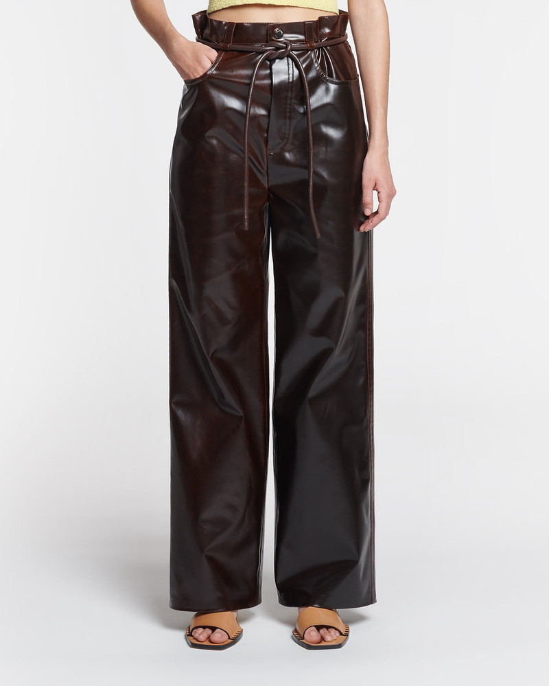 Belted Alt Vintage Leather Pants 3
