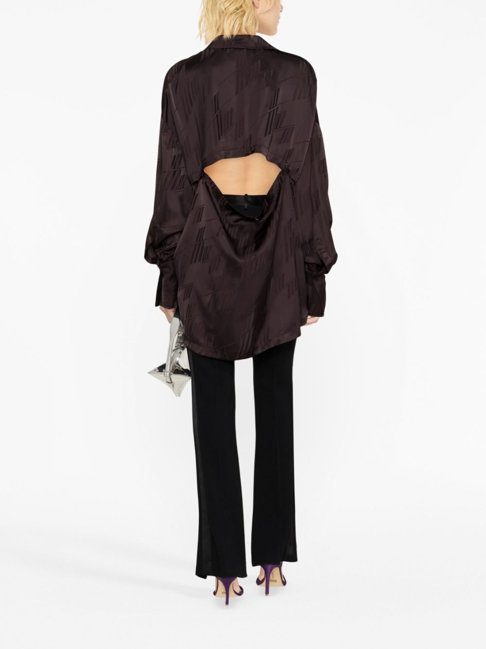 Diana cut-out asymmetric shirt - 3