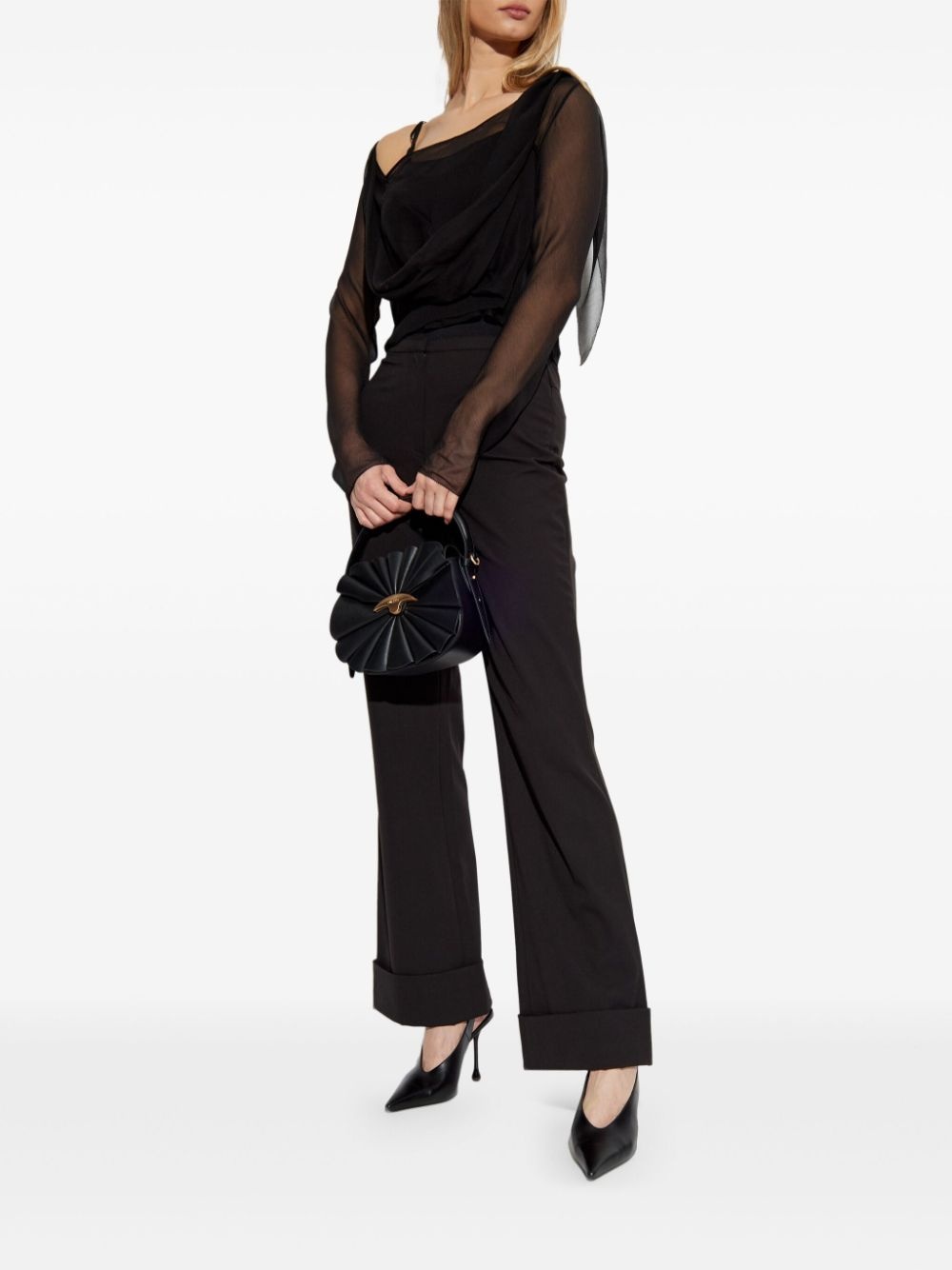 sheer blouse - 2