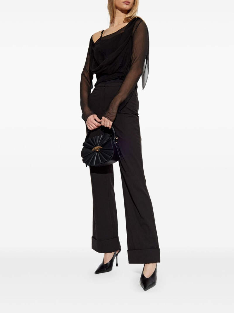 Cult Gaia sheer blouse outlook