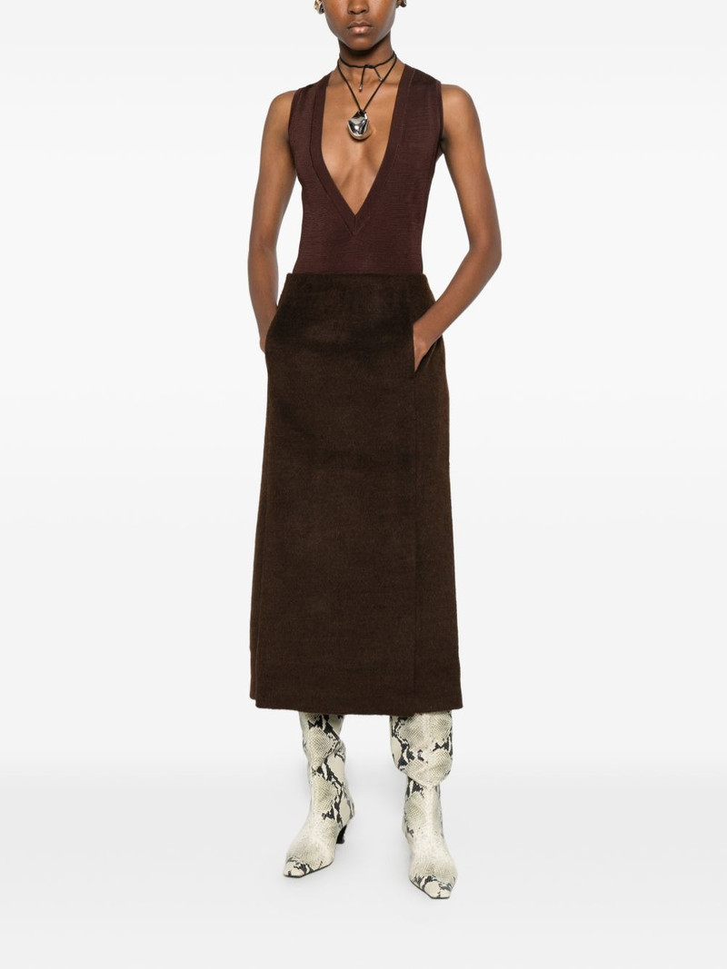 entire studios tailored midi skirt outlook