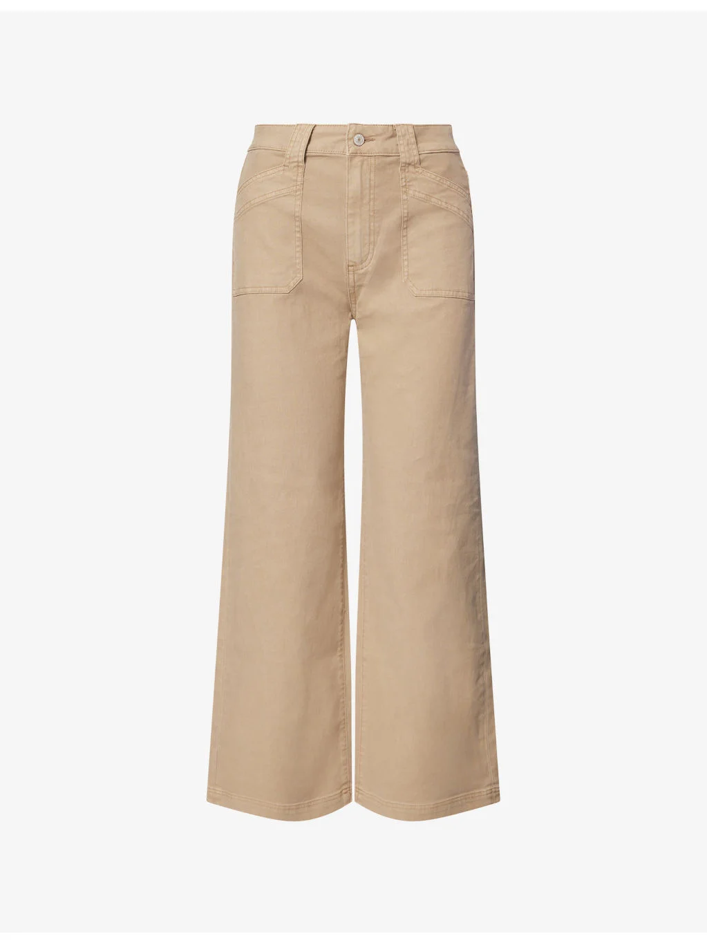 Ari Utility Wide-Leg Cotton Trousers - 1