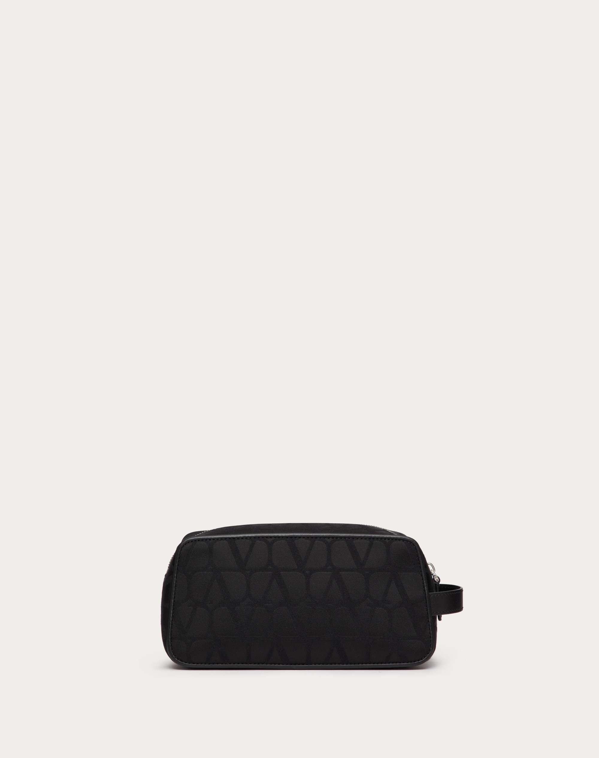 TOILE ICONOGRAPHE WASHBAG IN TECHNICAL FABRIC WITH LEATHER DETAILS - 3