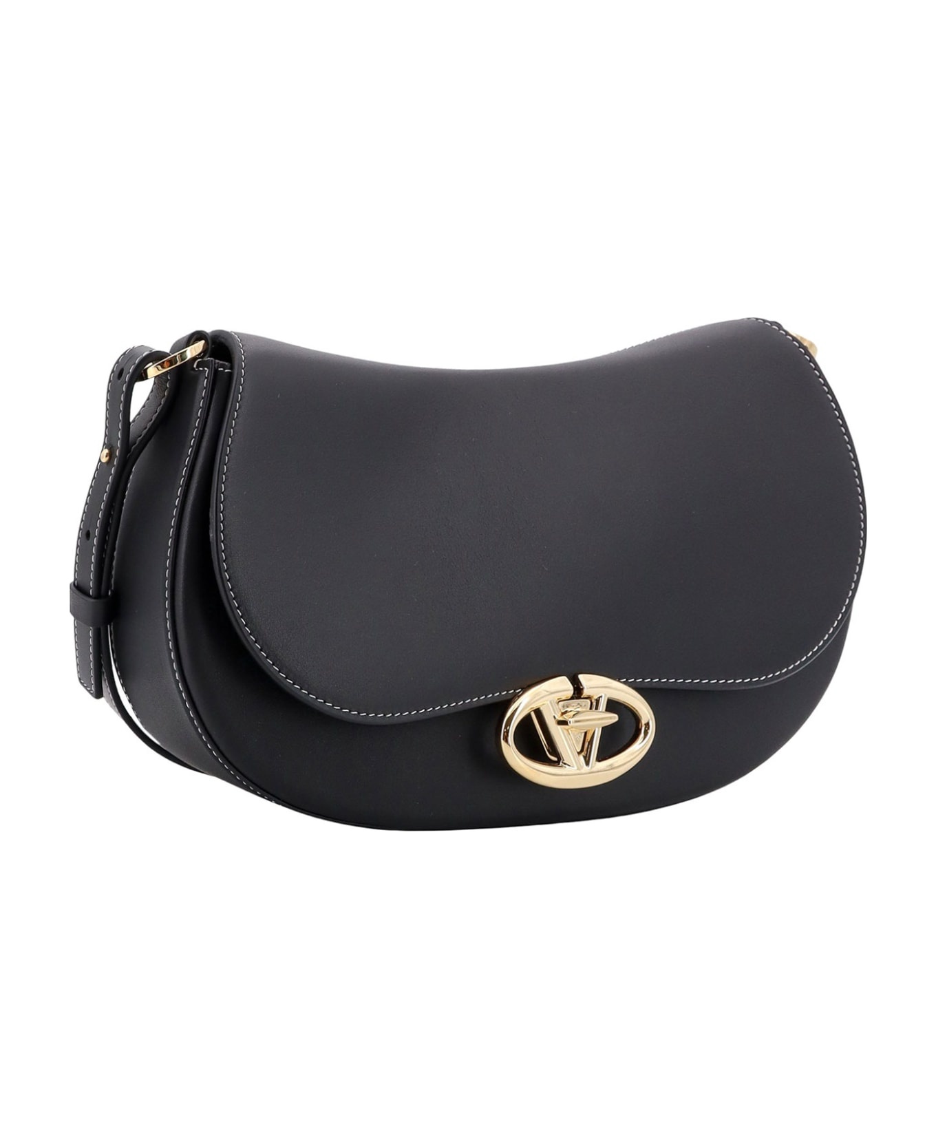 Valentino Garavani Ohval Small Leather Shoulder Bag - 3