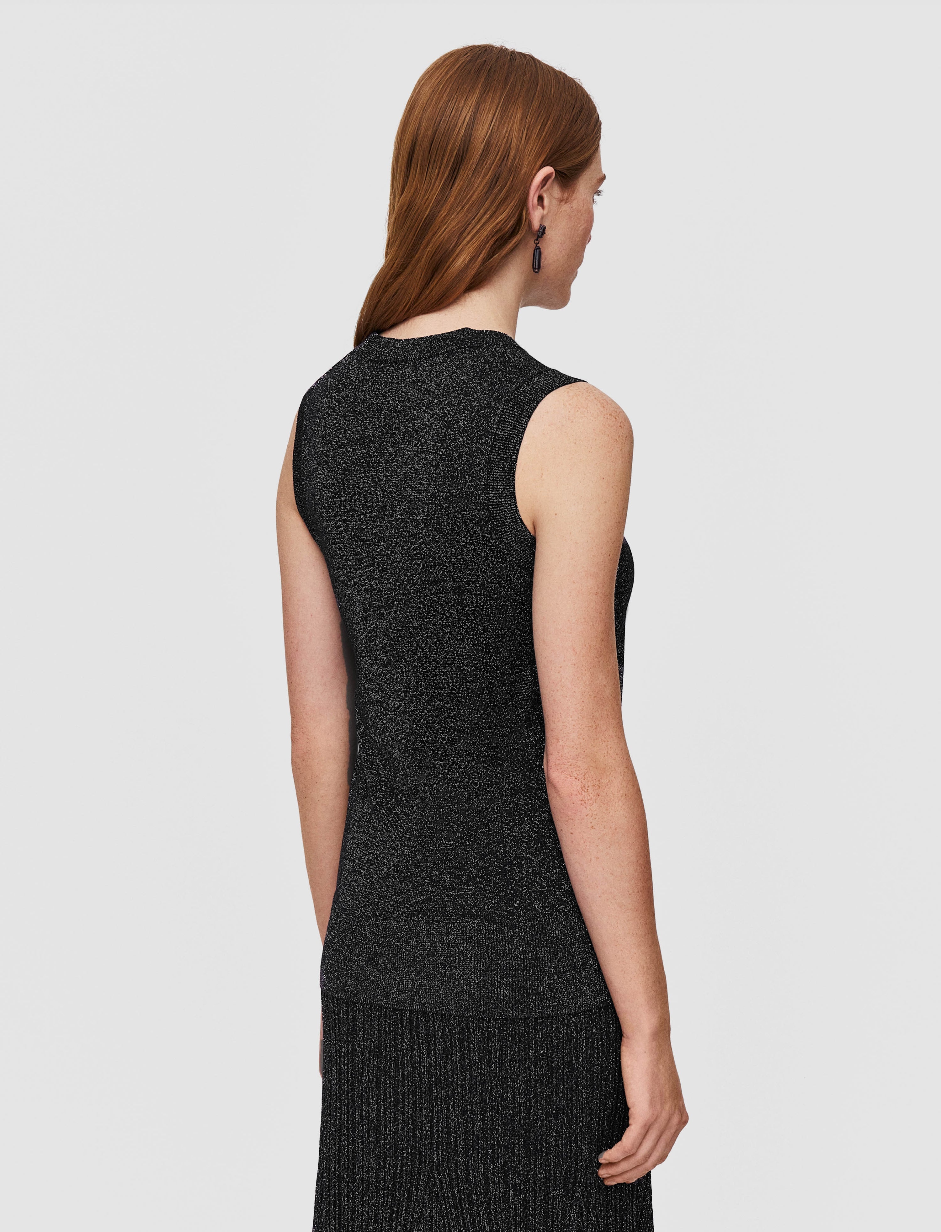 Lurex Knit Tank Top - 4