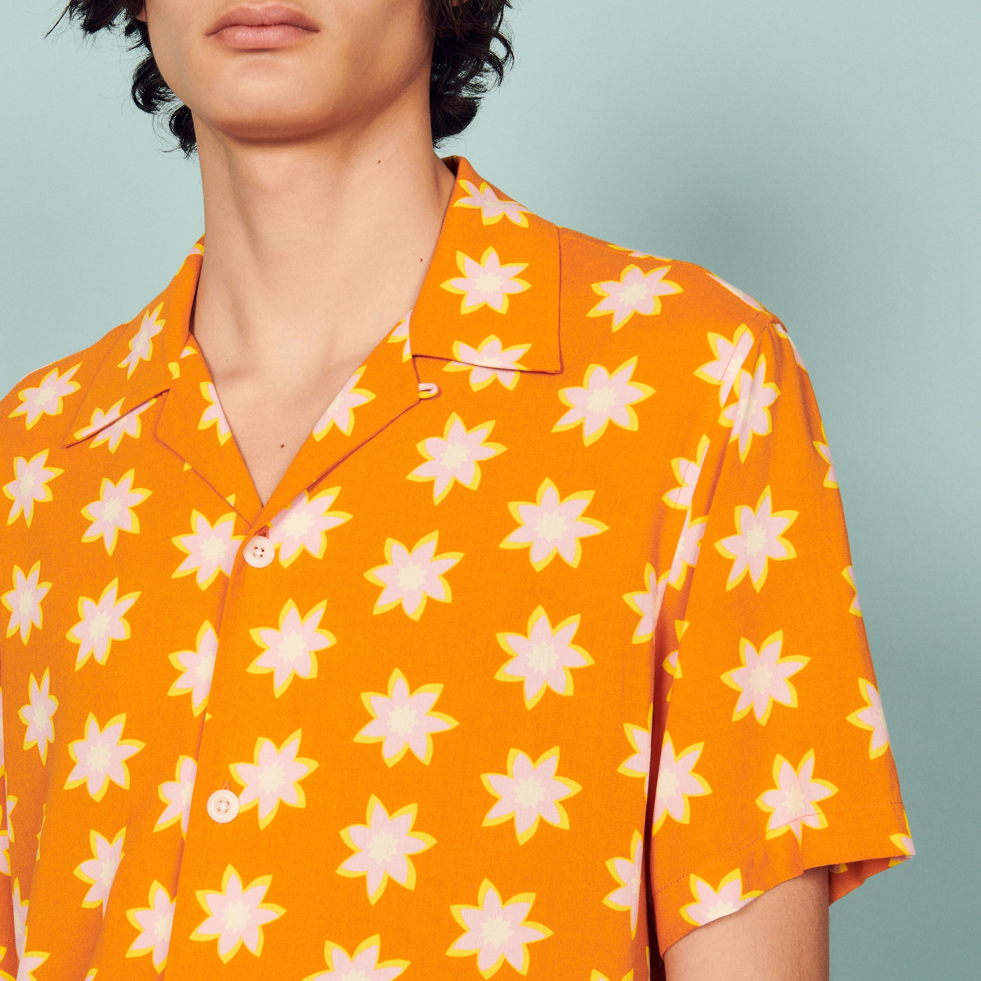 Printed flowing shirt - 5