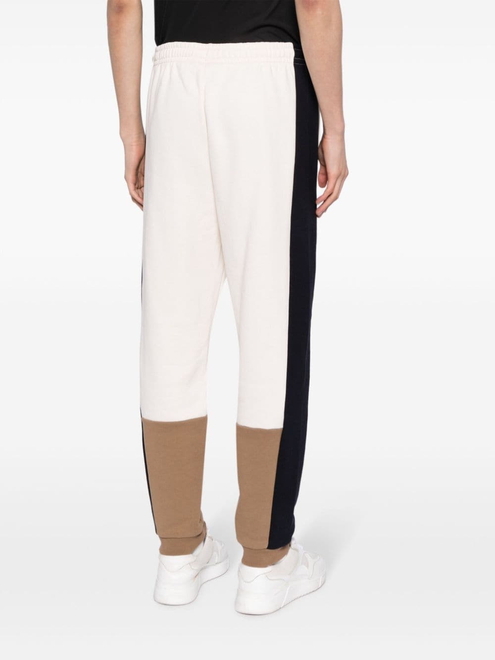 logo-embroidered colour-block track pants - 4