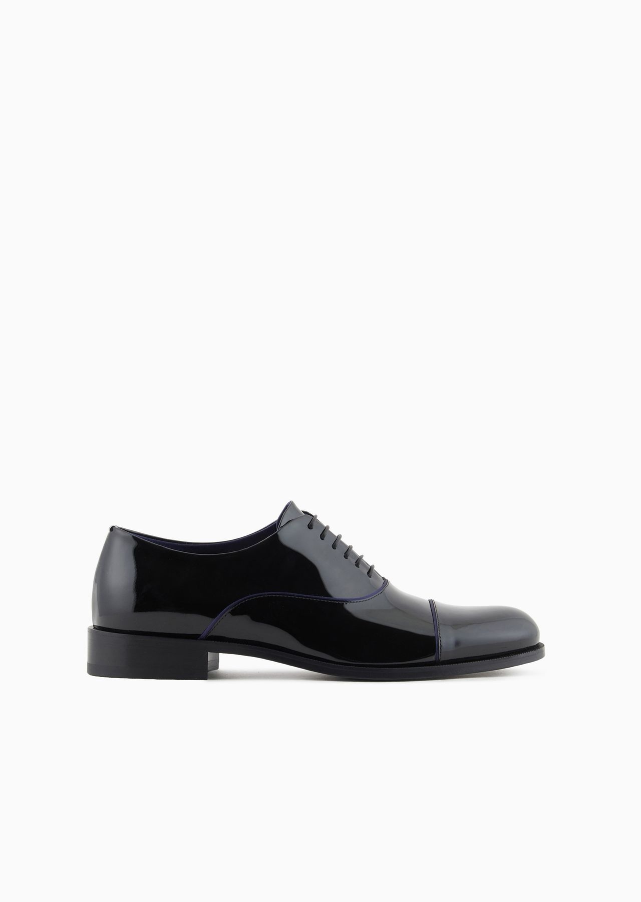 Patent-leather Derby shoes - 1