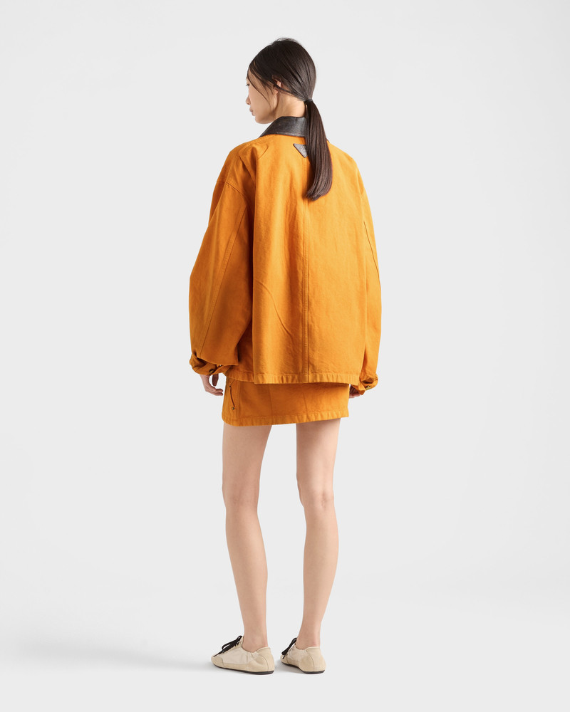 Canvas miniskirt 5