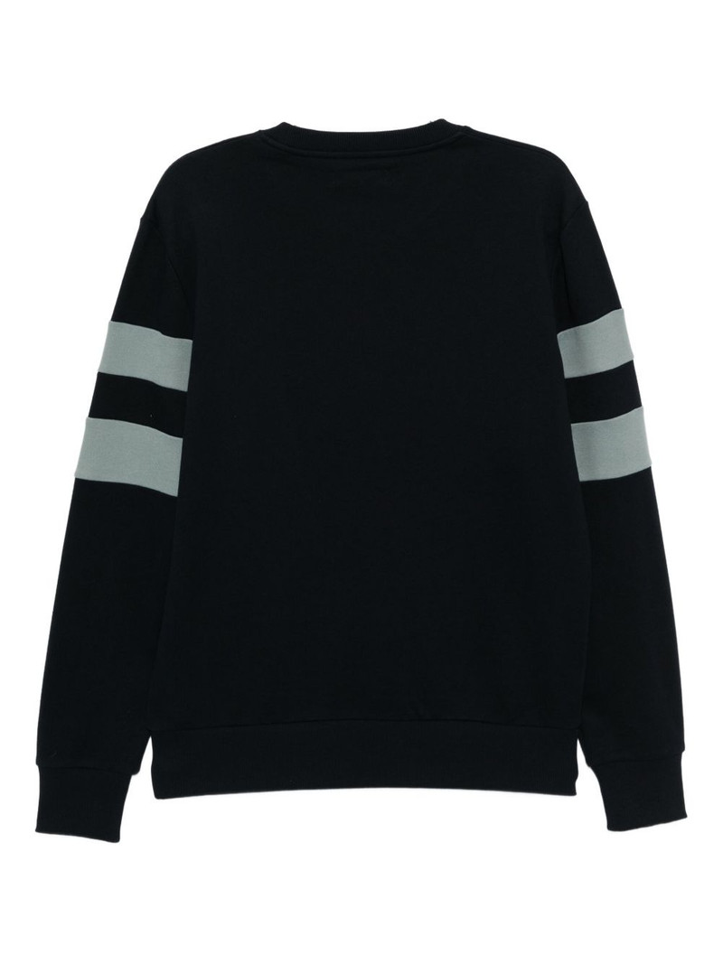 Fred Perry embroidered-logo cotton sweatshirt outlook