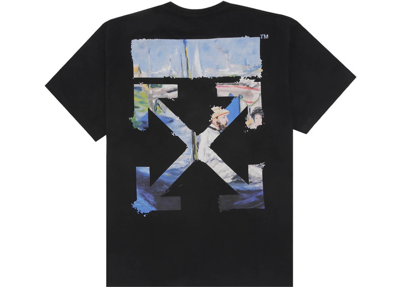 Off-White OFF-WHITE Oversized Diag Arrows T-Shirt Black/Multicolor outlook