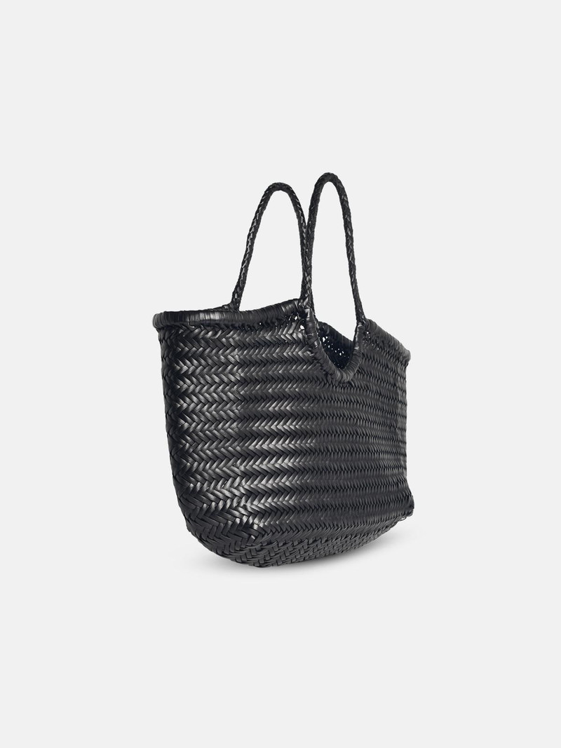 DRAGON DIFFUSION BIG BLACK 'NANTUCKET BASKET' BAG outlook