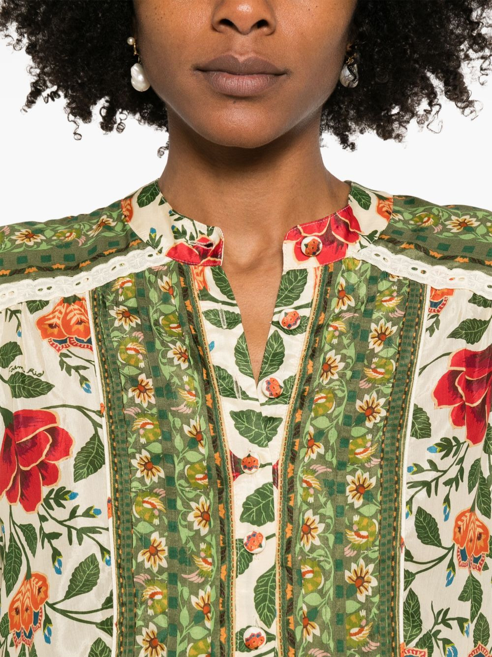 Garden Tapestry blouse - 5