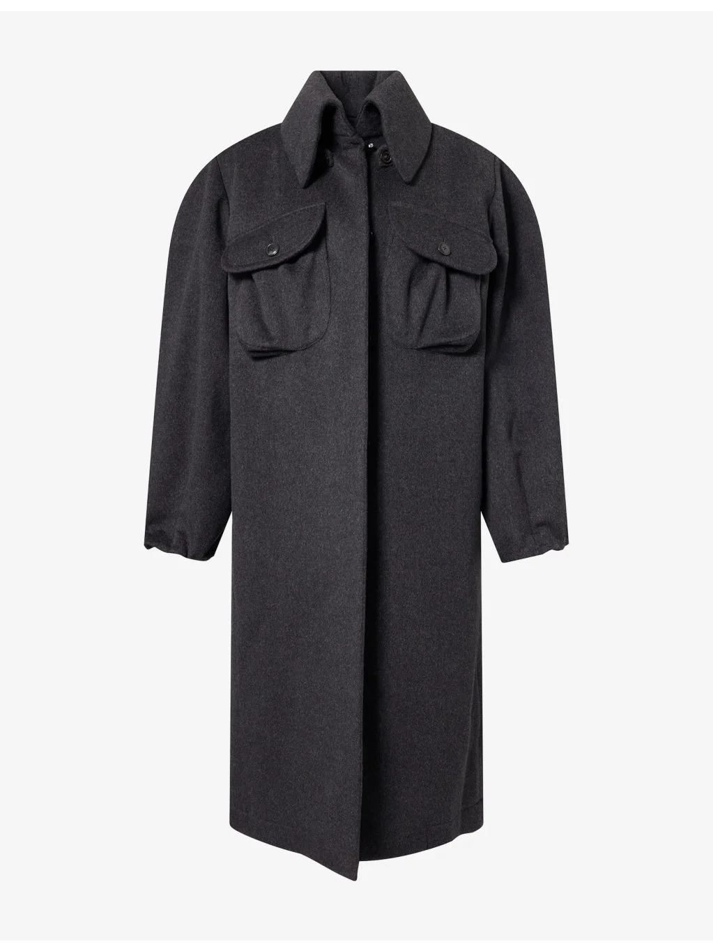 Roberta Menzel Oversize Wool-Blend Coat - 1