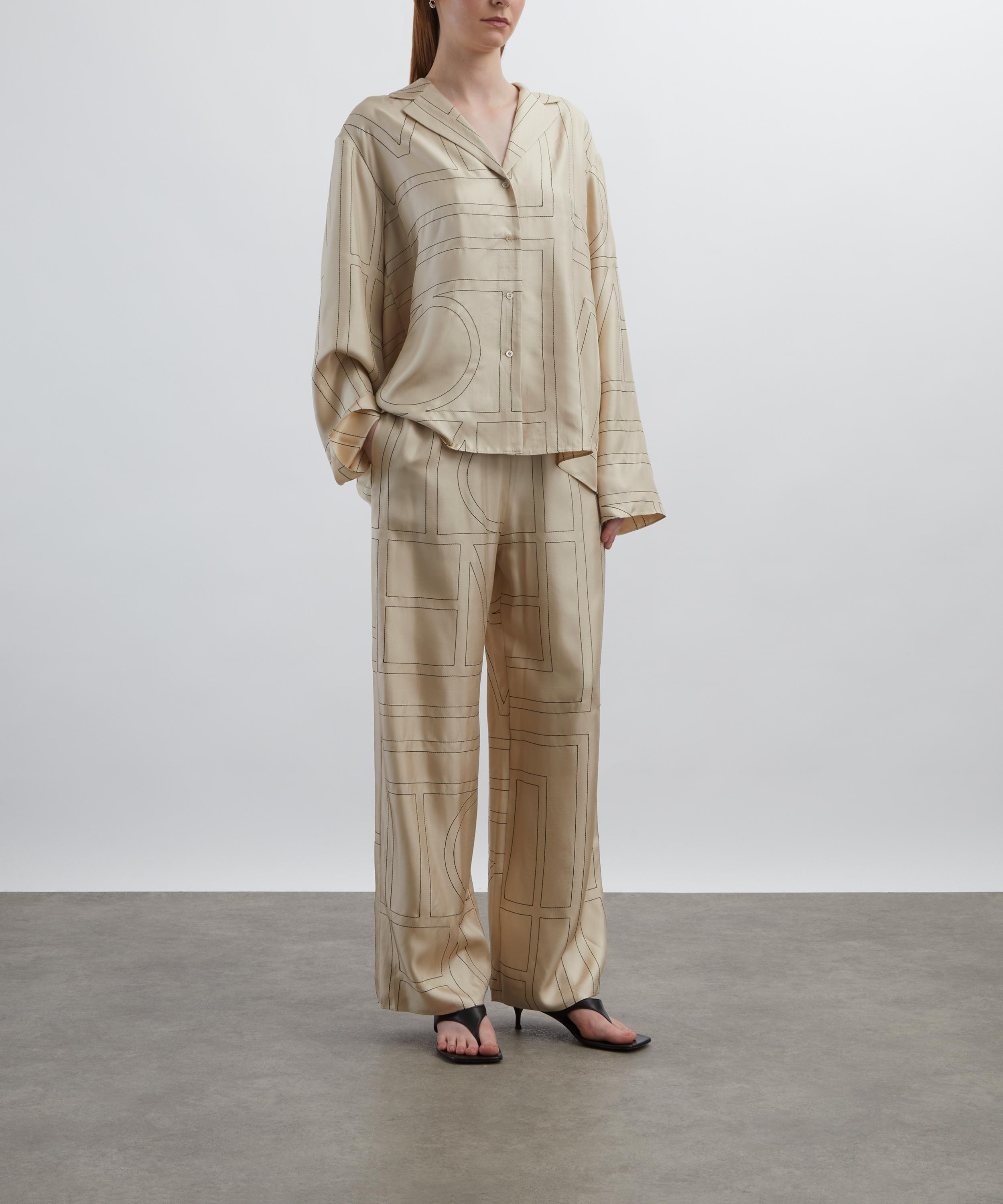 Monogram Silk Pyjama Trousers - 2