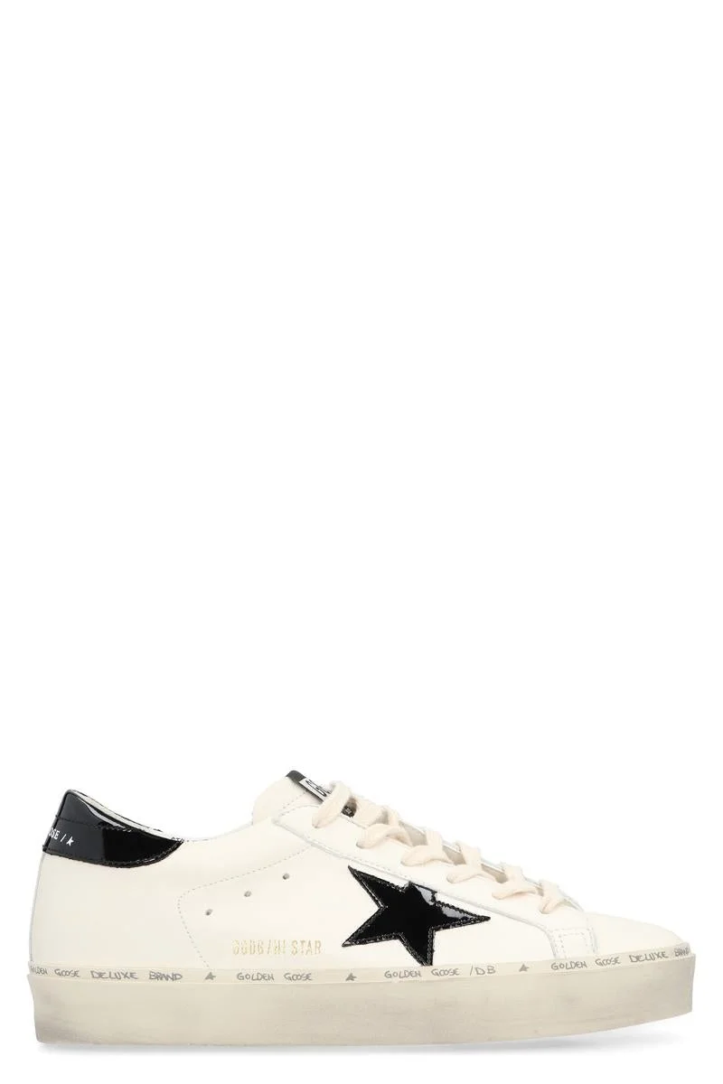 Golden Goose Hi Star Leather Low-Top Sneakers - 1