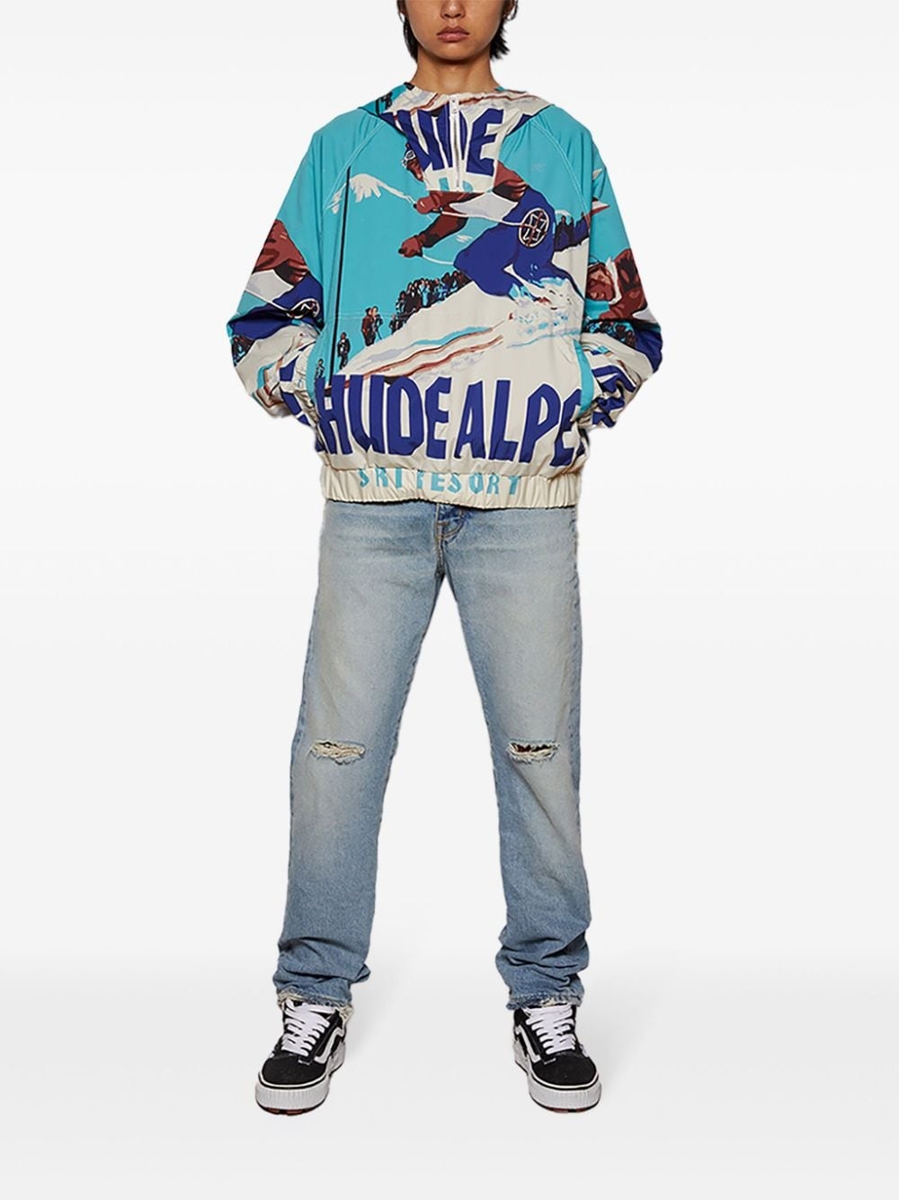 Deux Resort-print windbreaker - 2