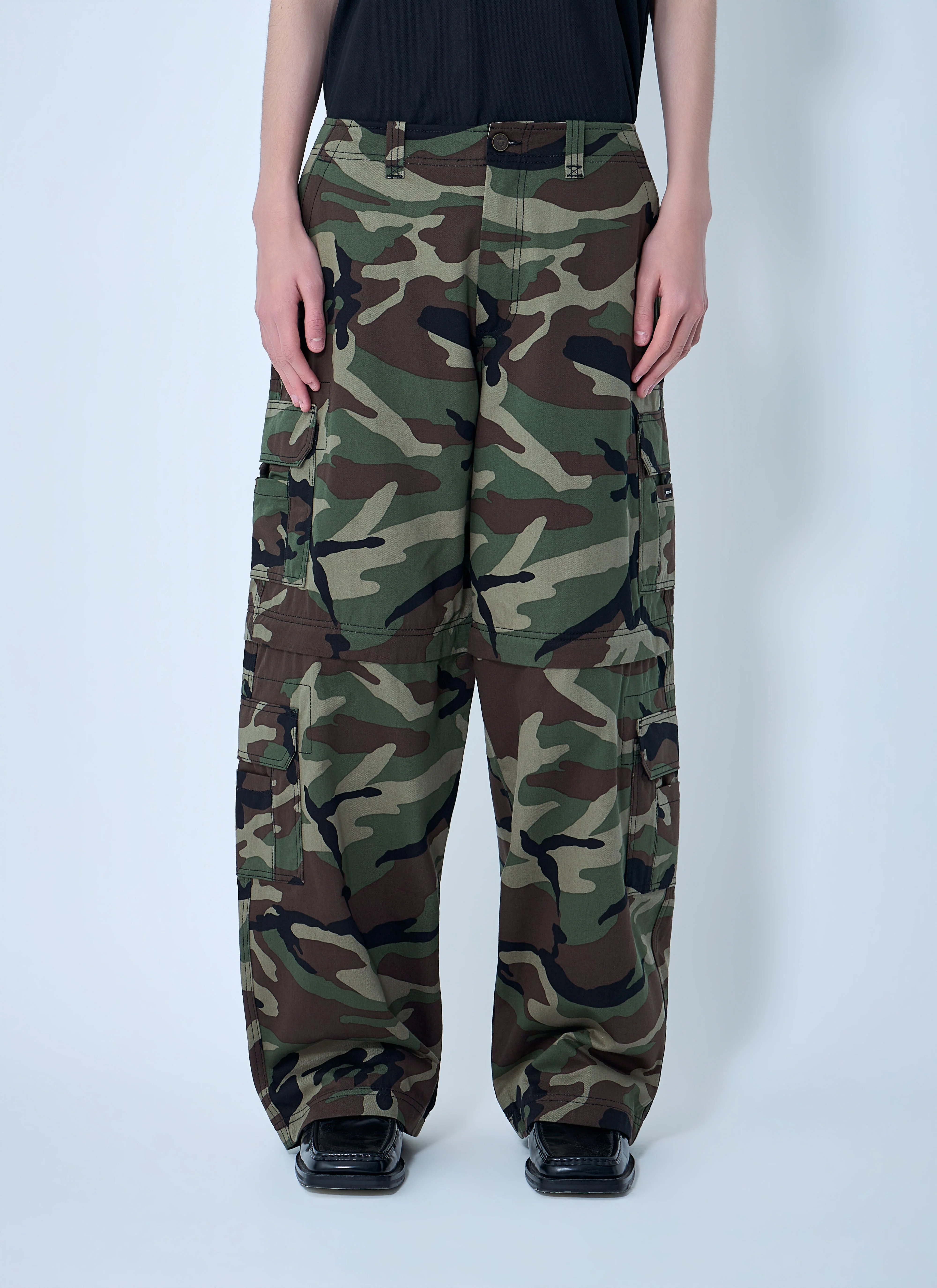 Camo Cargo Pants - 1